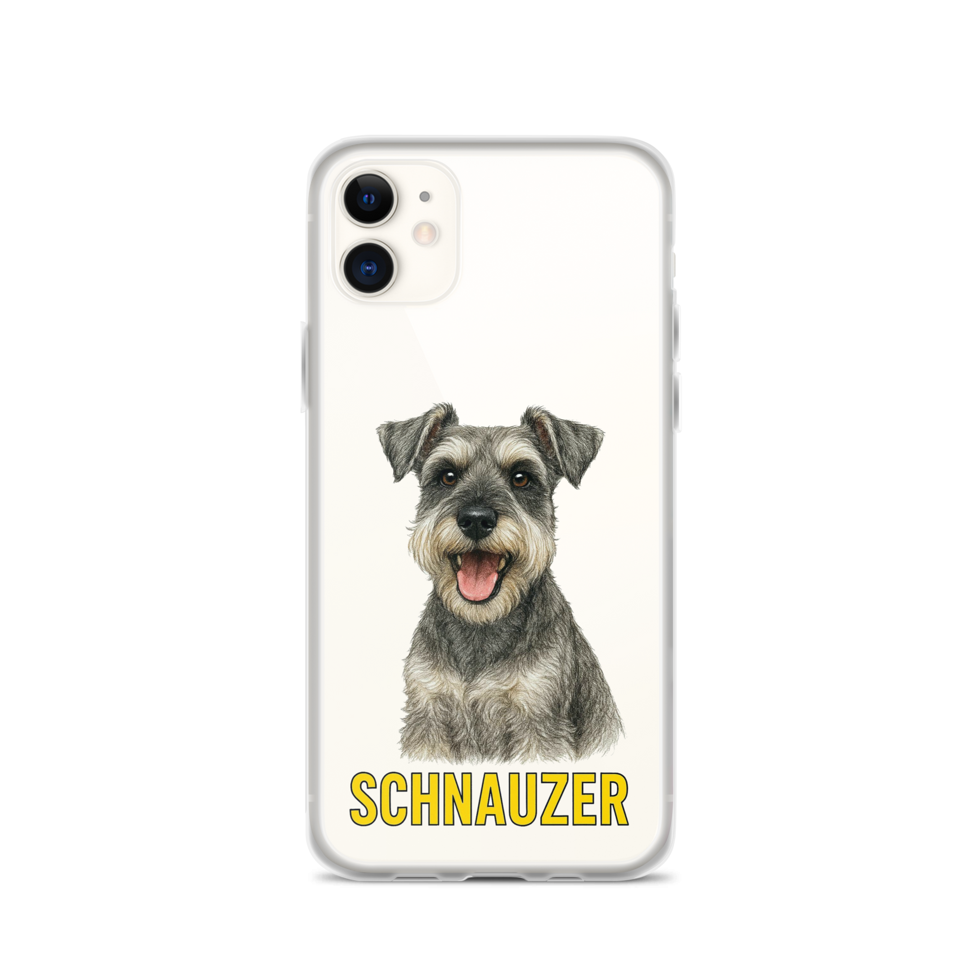 Schnauzer Clear Case for iPhone