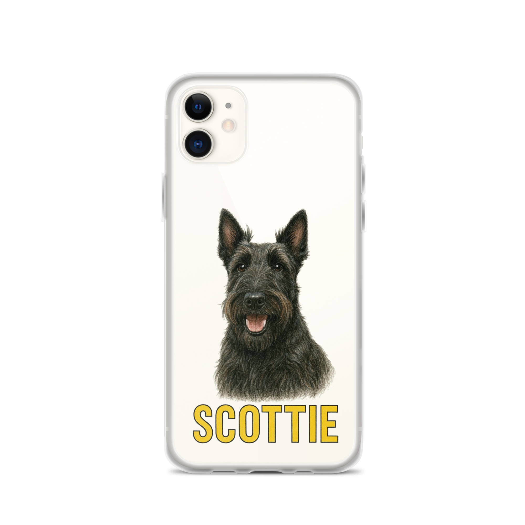 Scottie Clear Case for iPhone