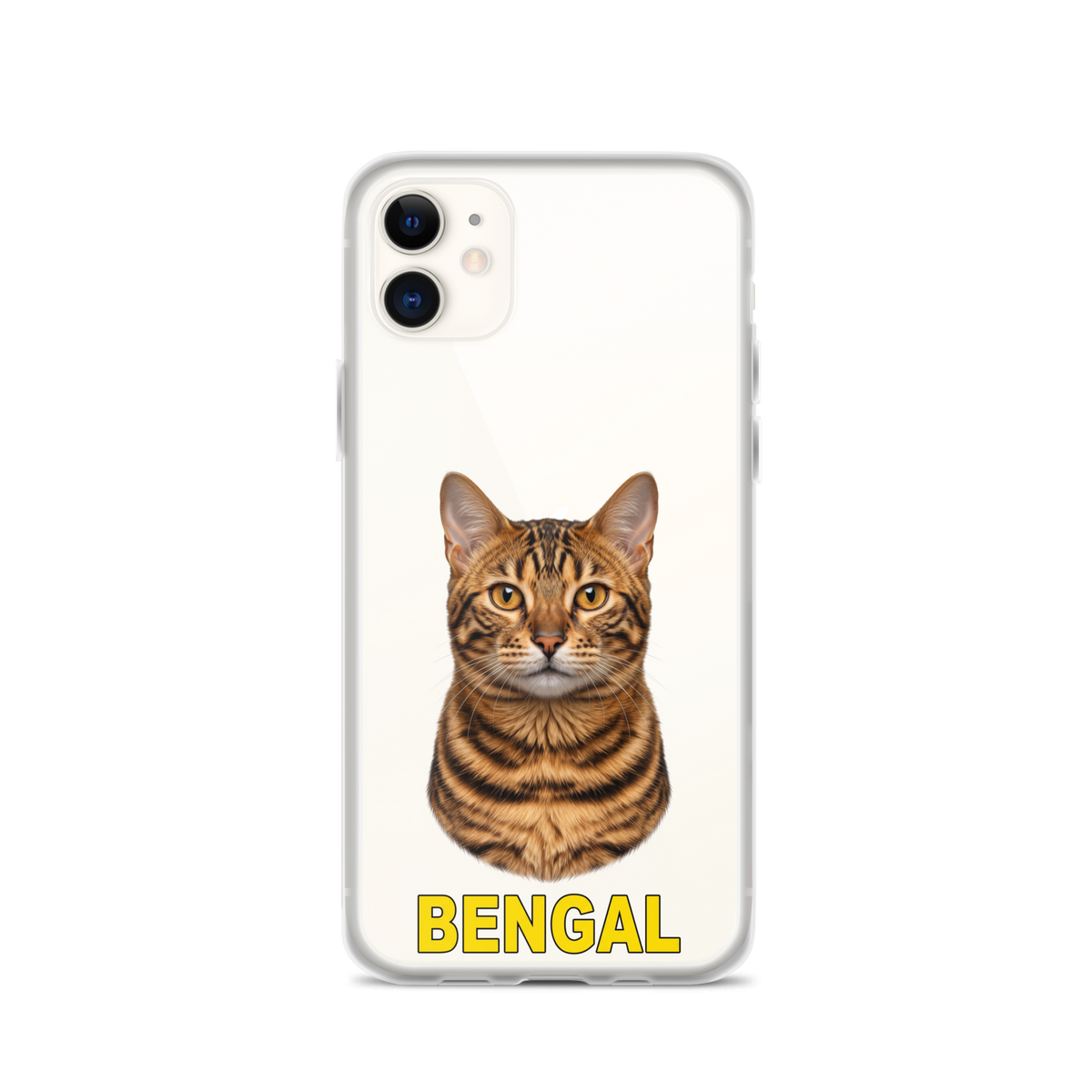 Bengal Cat Clear Case for iPhone®
