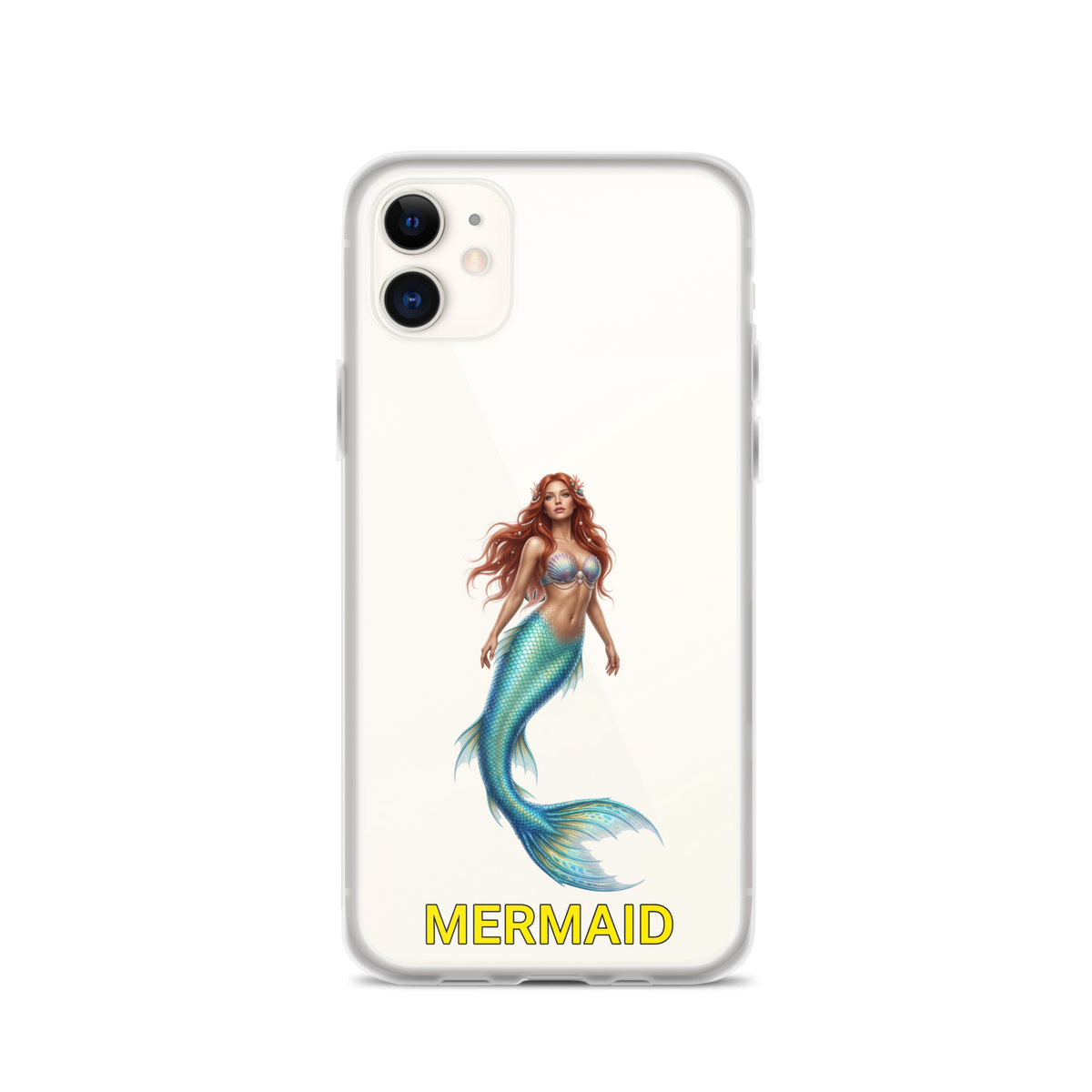 Mermaid Clear Case for iPhone®