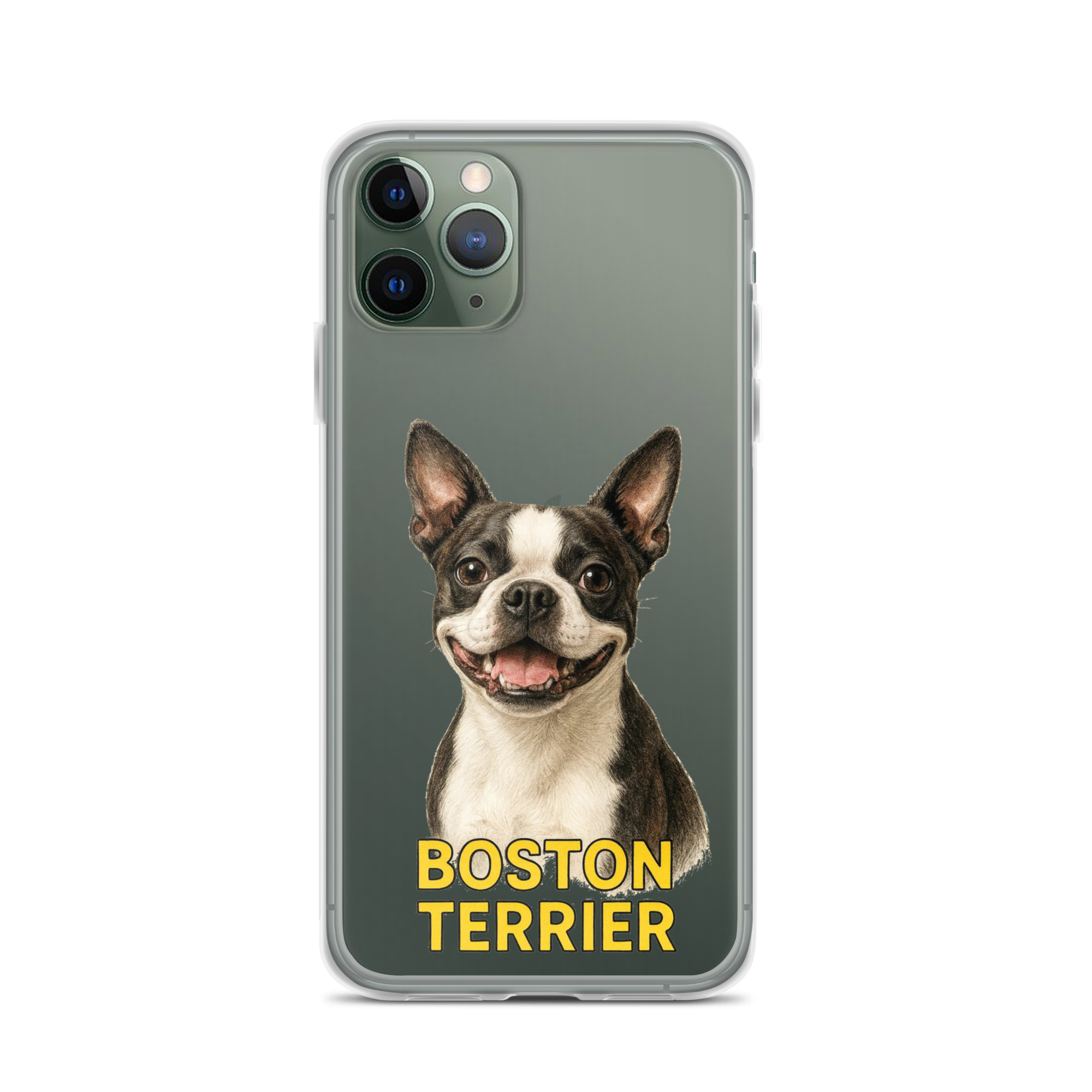 Boston Terrier Clear Case for iPhone