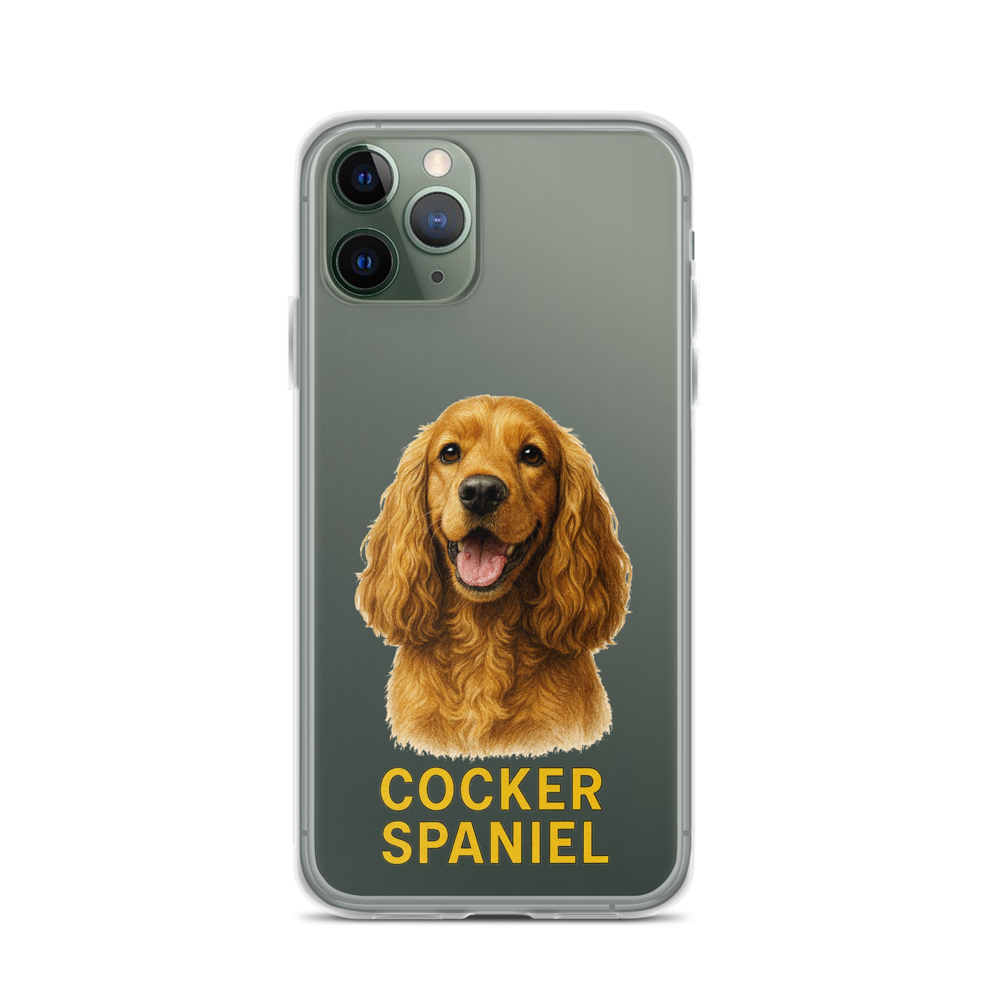 Cocker Spaniel Clear Case for iPhone