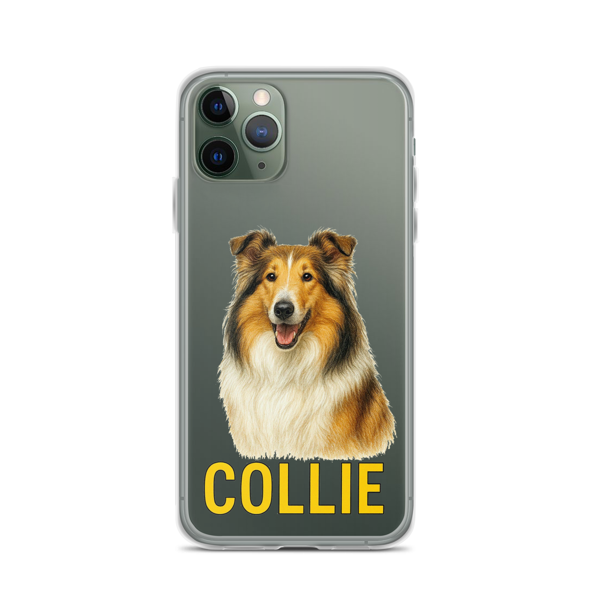 Collie Clear Case for iPhone