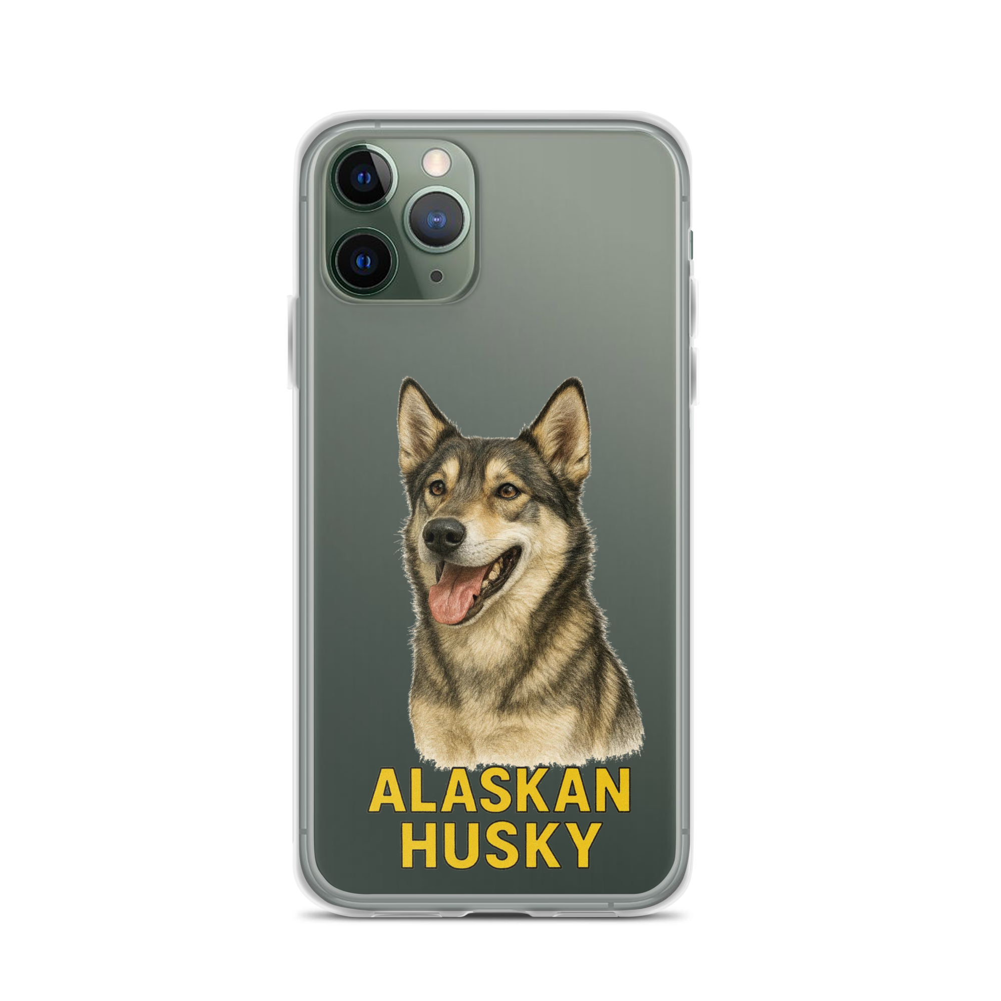 Alaskan Husky Clear Case for iPhone