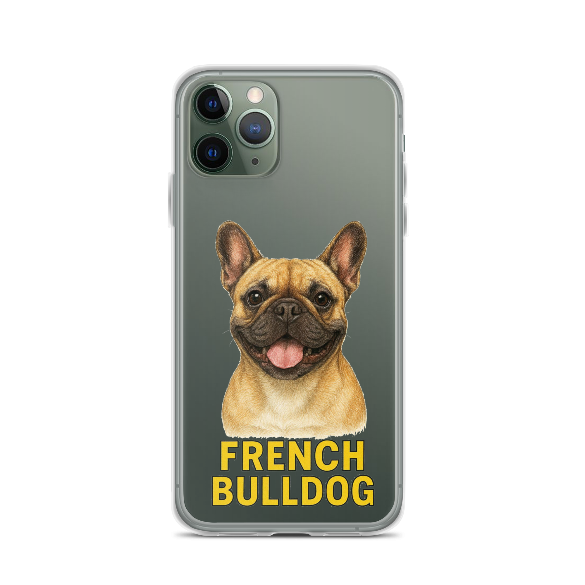 French Bulldog Clear Case for iPhone