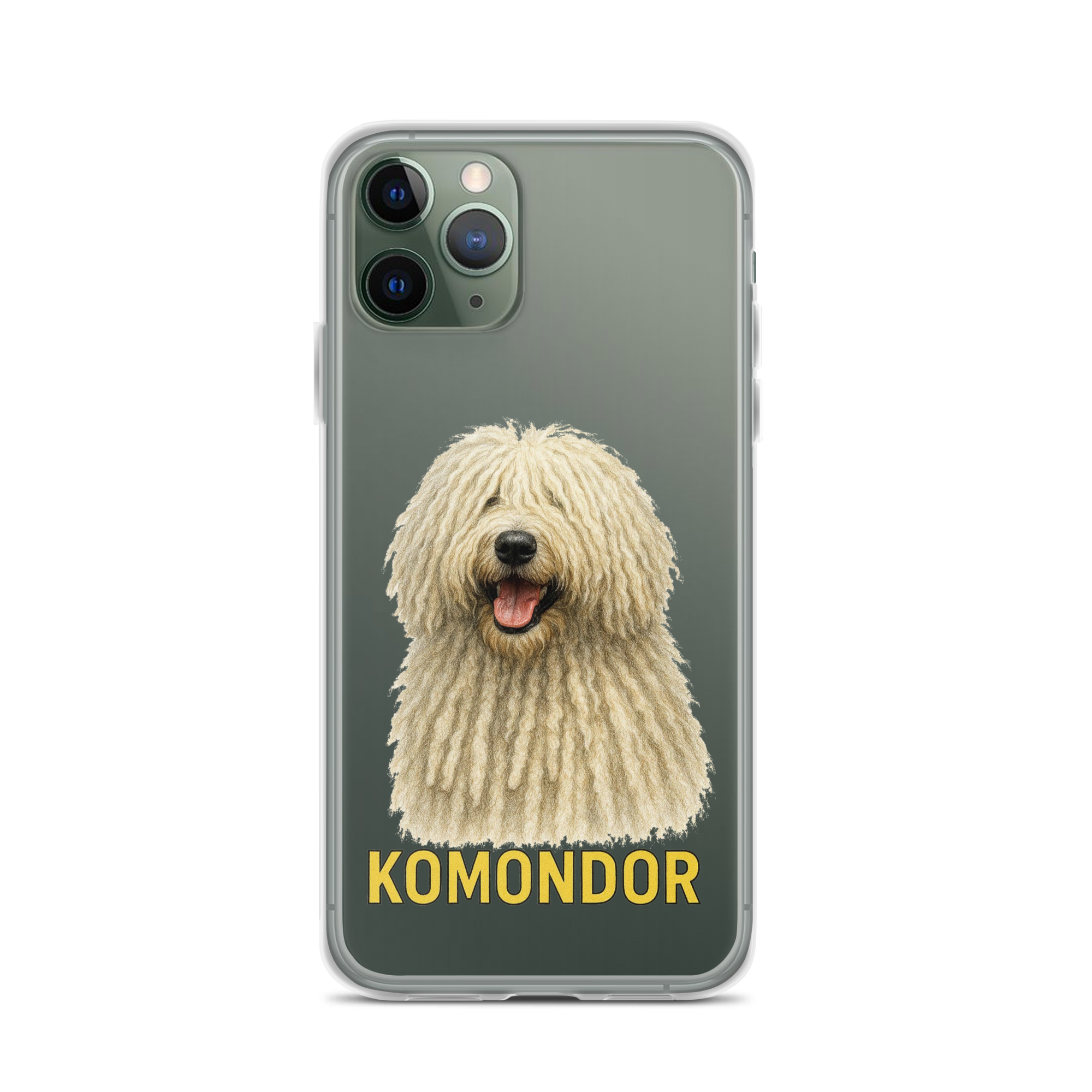 Komondor Clear Case for iPhone