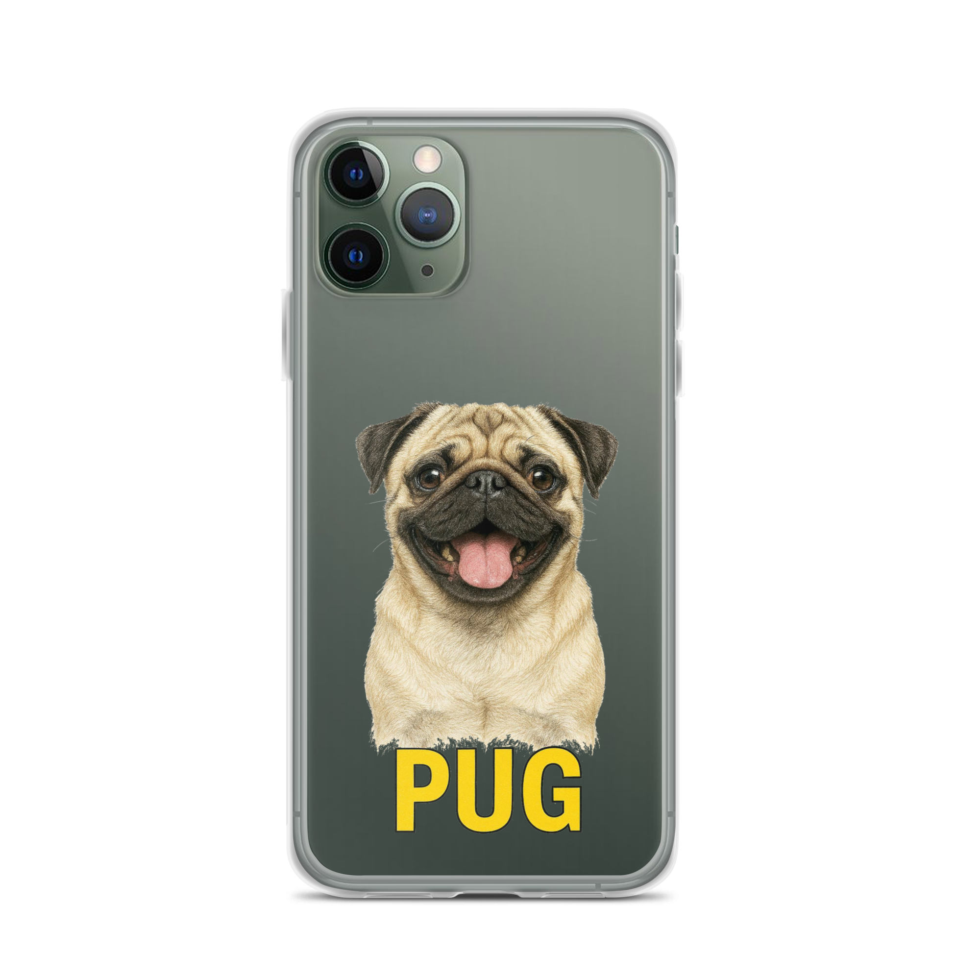 Pug Clear Case for iPhone