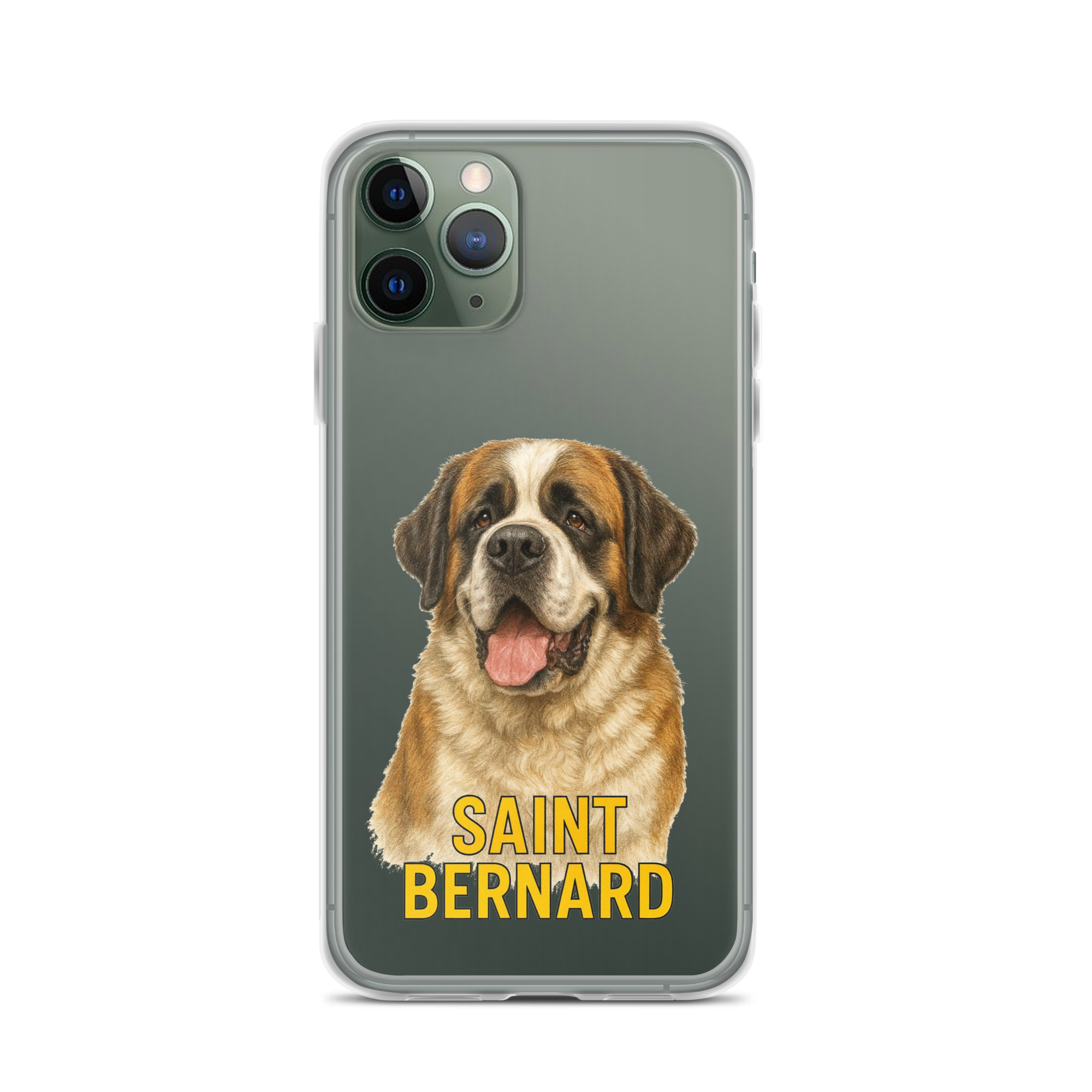 Saint Bernard Clear Case for iPhone