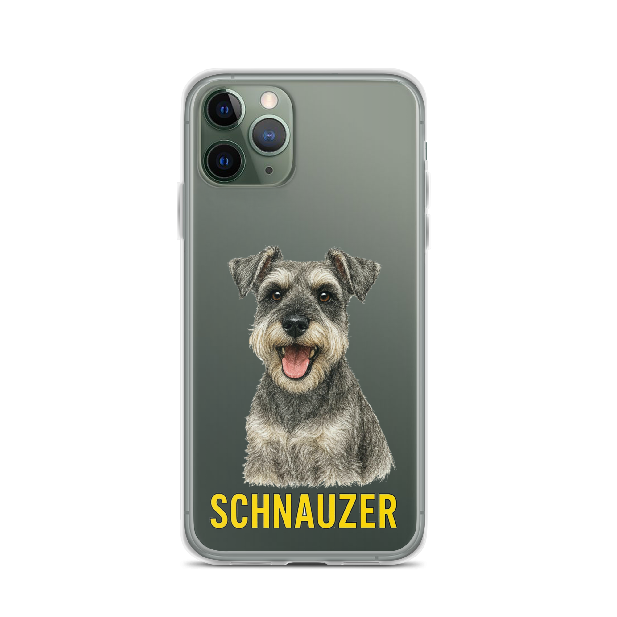 Schnauzer Clear Case for iPhone