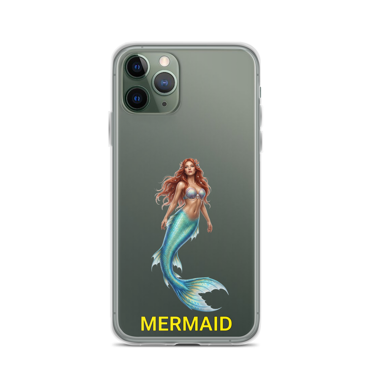 Mermaid Clear Case for iPhone®