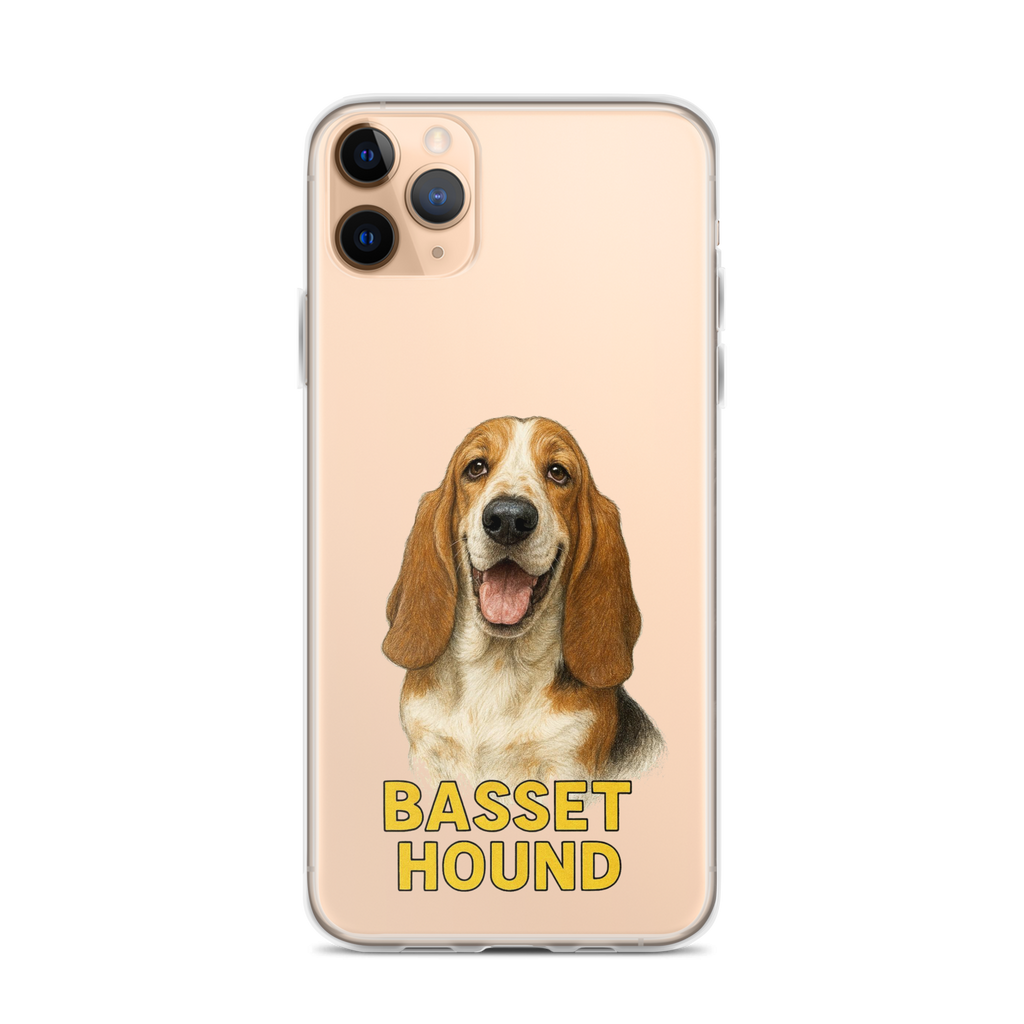 Basset Hound Clear Case for iPhone