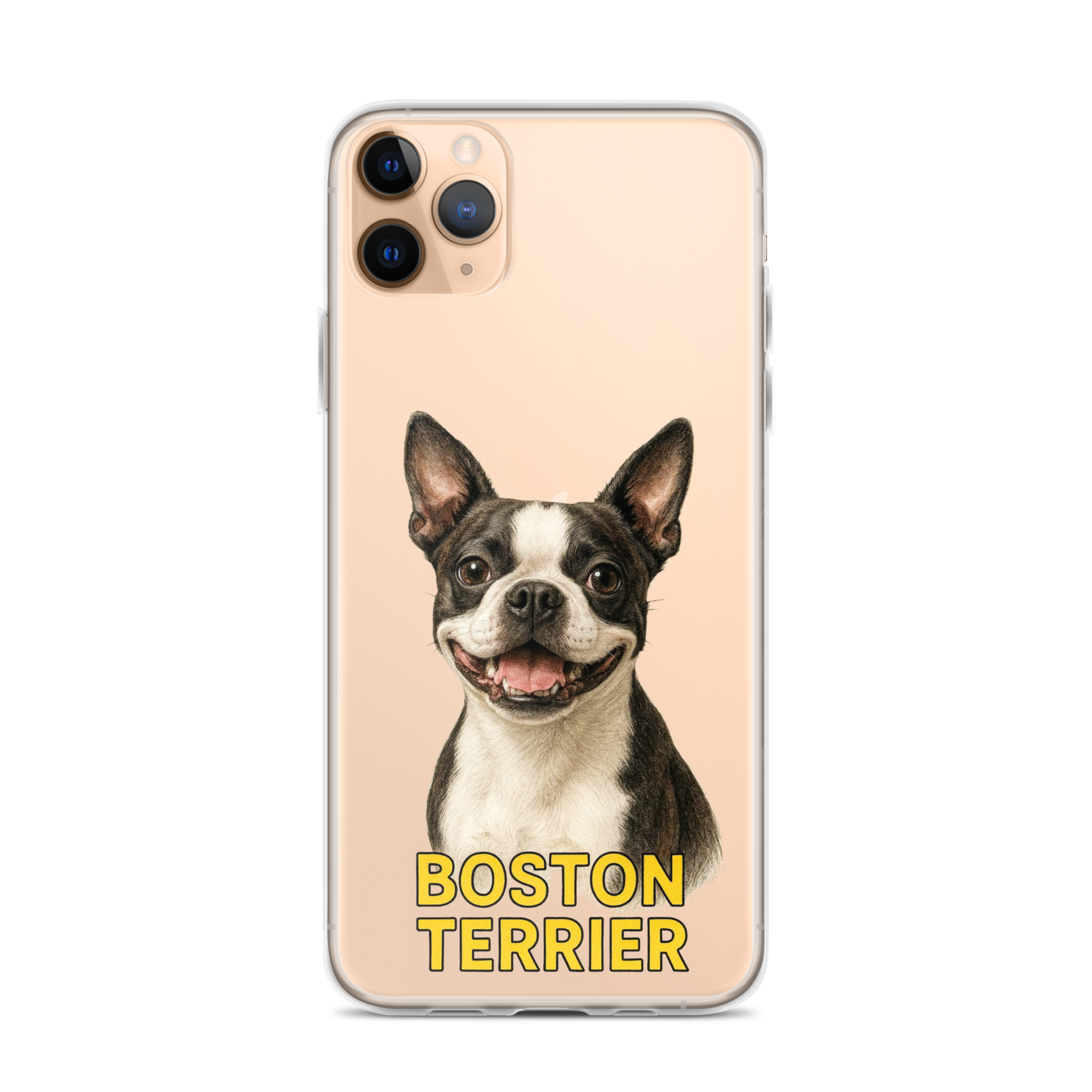 Boston Terrier Clear Case for iPhone