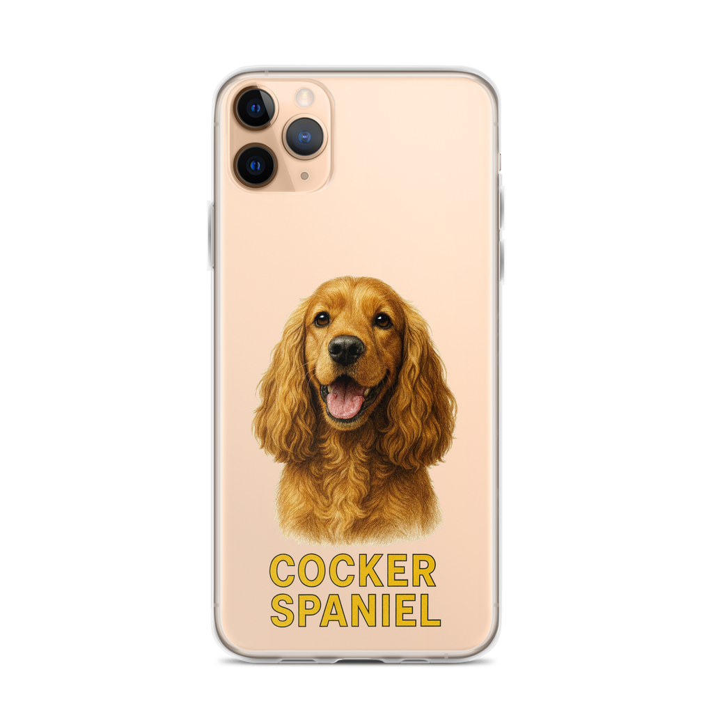 Cocker Spaniel Clear Case for iPhone