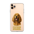 Cocker Spaniel Clear Case for iPhone