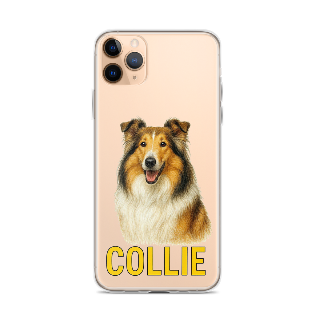 Collie Clear Case for iPhone