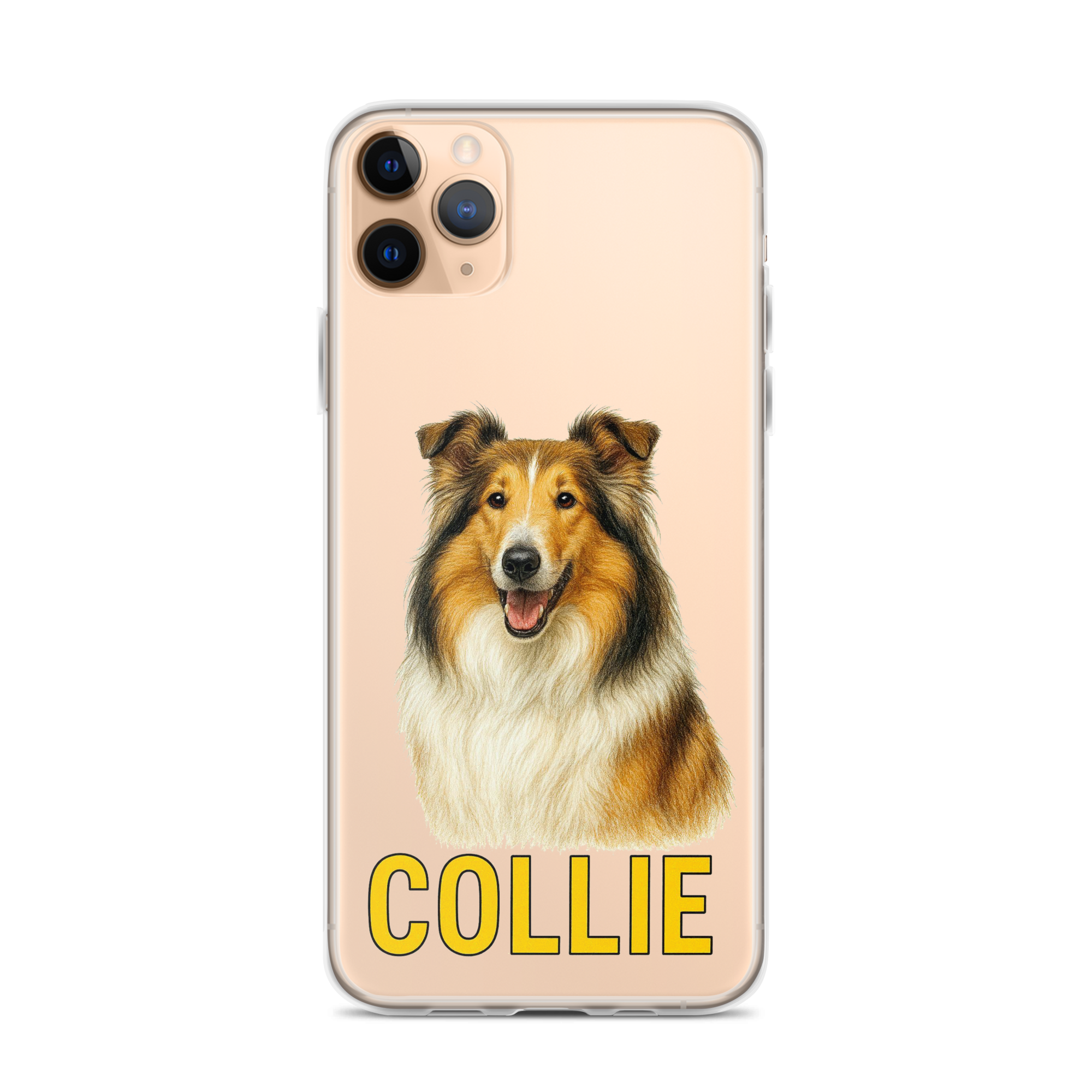 Collie Clear Case for iPhone