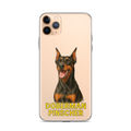 Doberman Pinscher Clear Case for iPhone