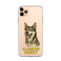 Alaskan Husky Clear Case for iPhone