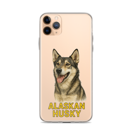 Alaskan Husky Clear Case for iPhone