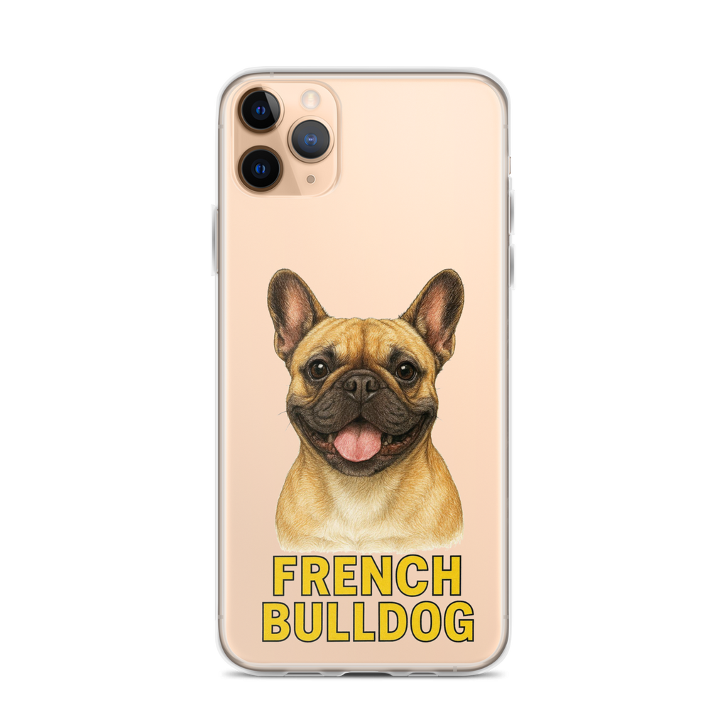 French Bulldog Clear Case for iPhone