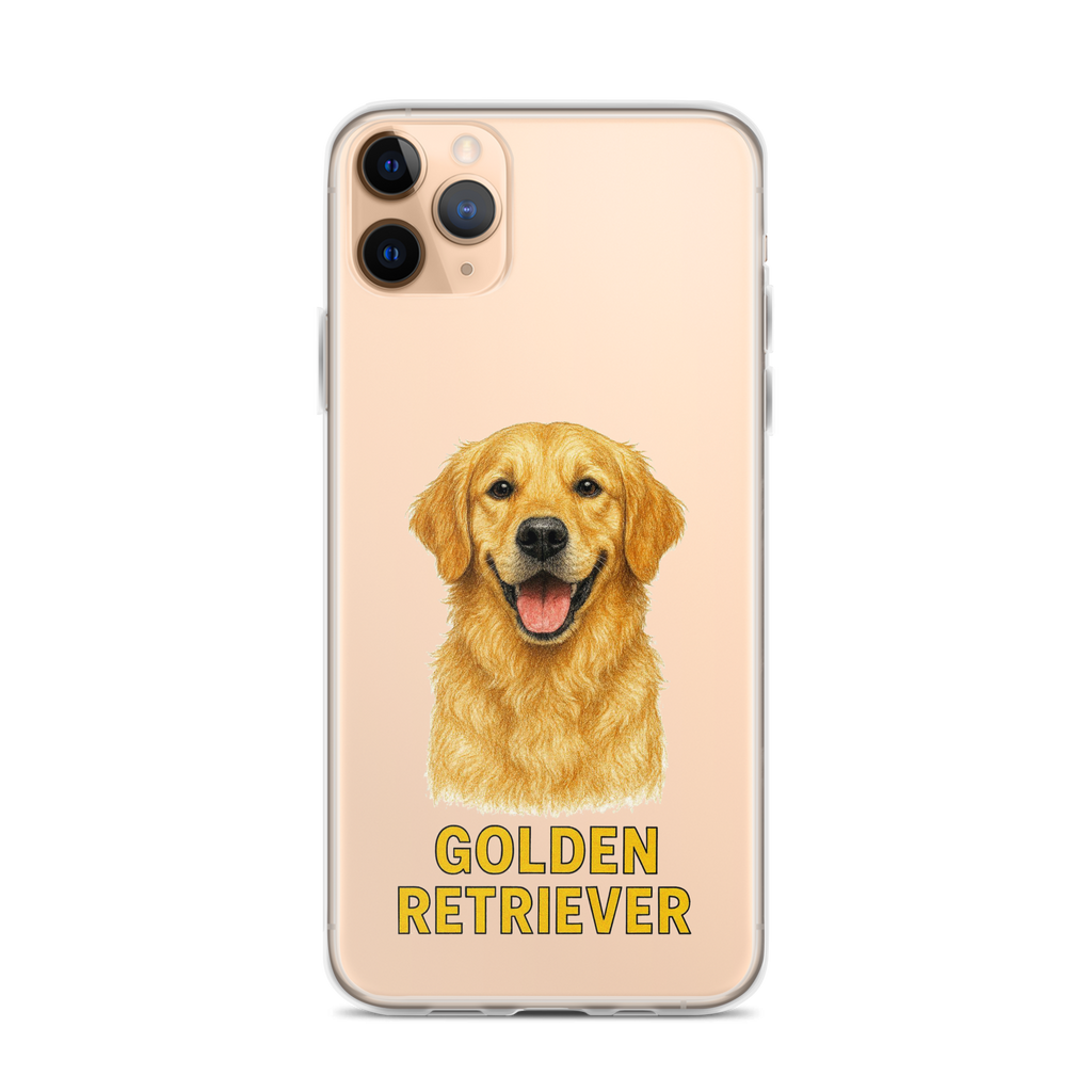 Golden Retriever Clear Case for iPhone