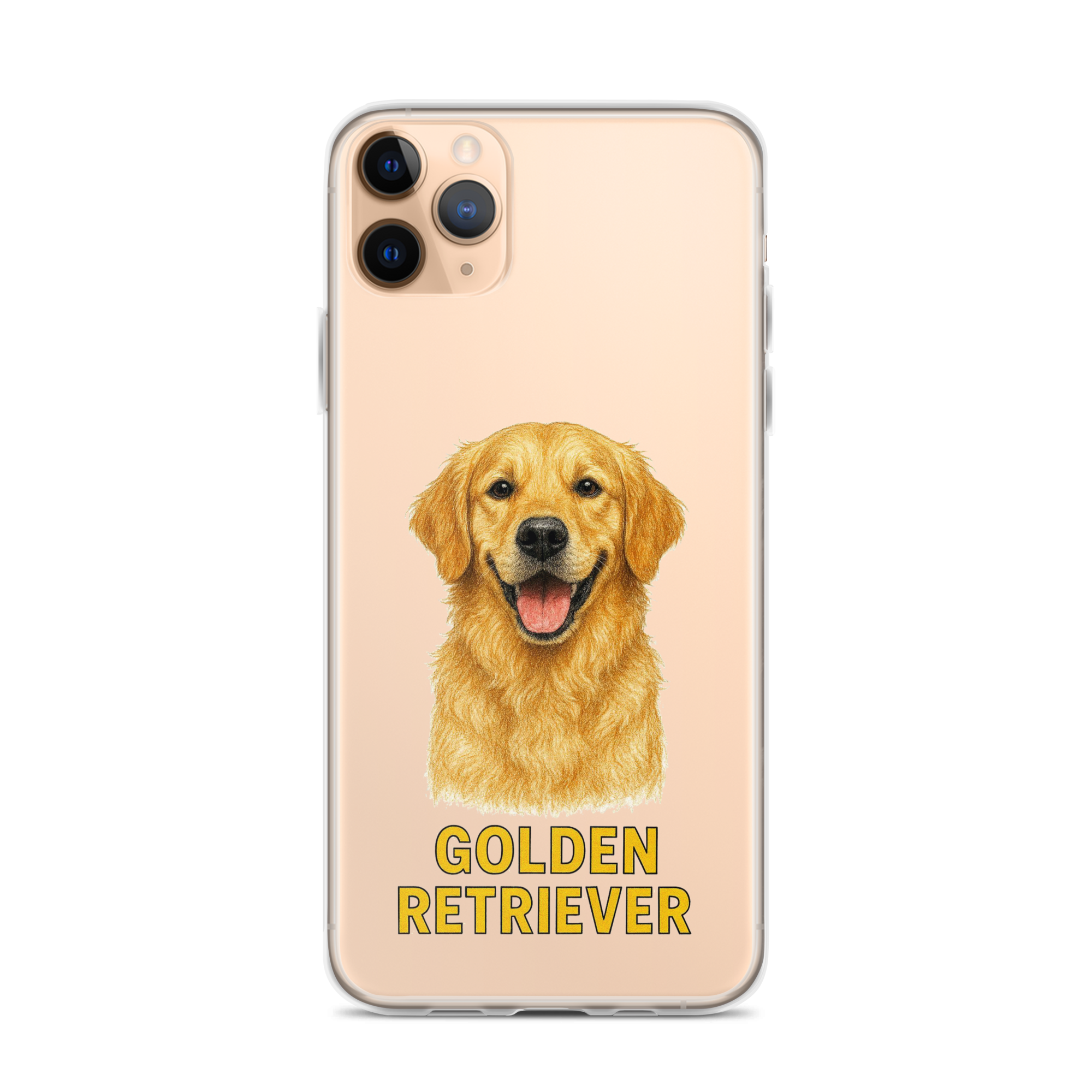 Golden Retriever Clear Case for iPhone