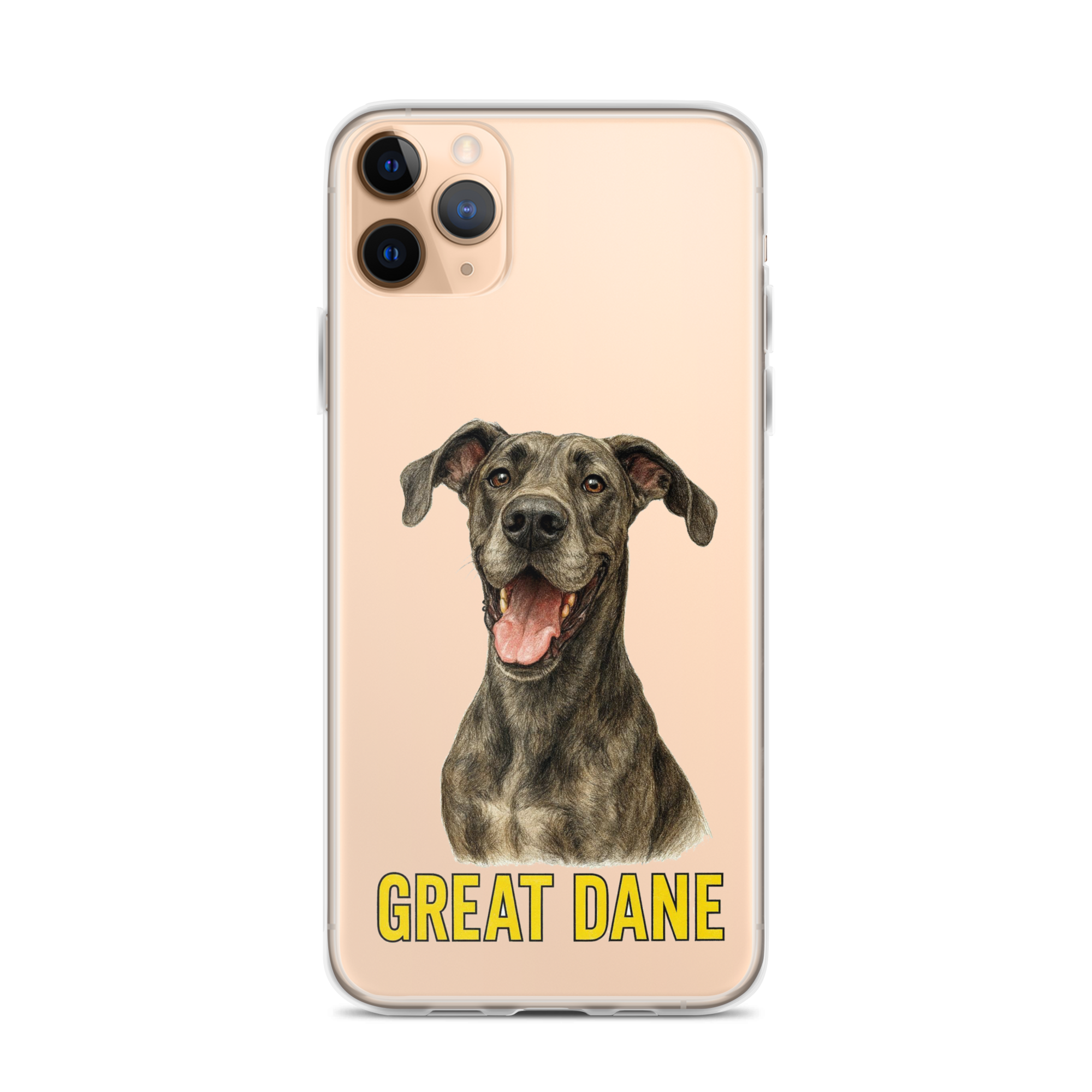 Great Dane Clear Case for iPhone