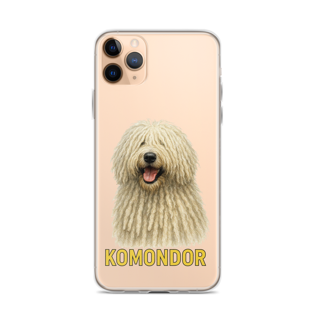 Komondor Clear Case for iPhone
