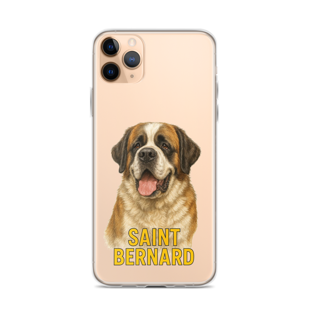 Saint Bernard Clear Case for iPhone