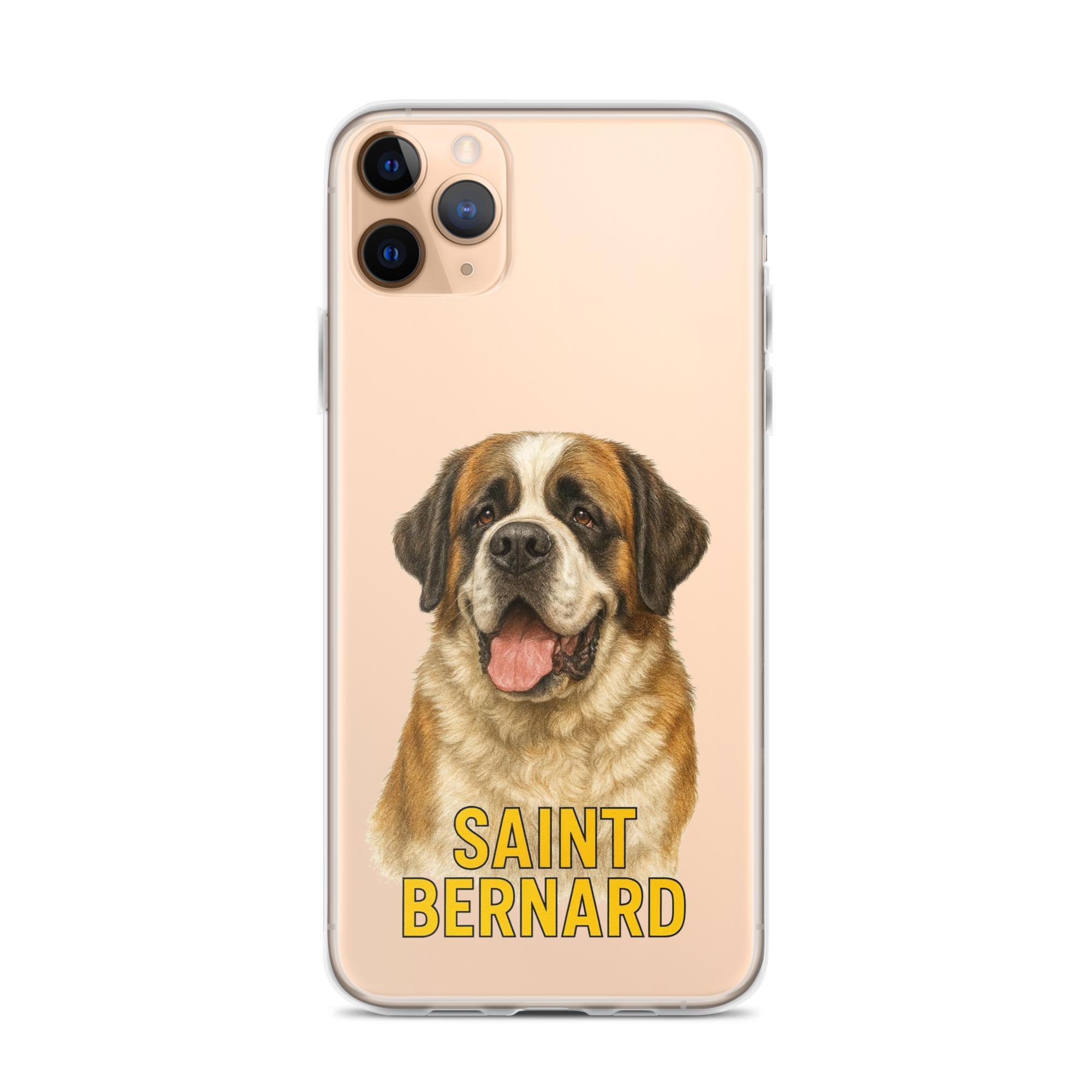 Saint Bernard Clear Case for iPhone