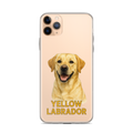 Yellow Labrador Clear Case for iPhone