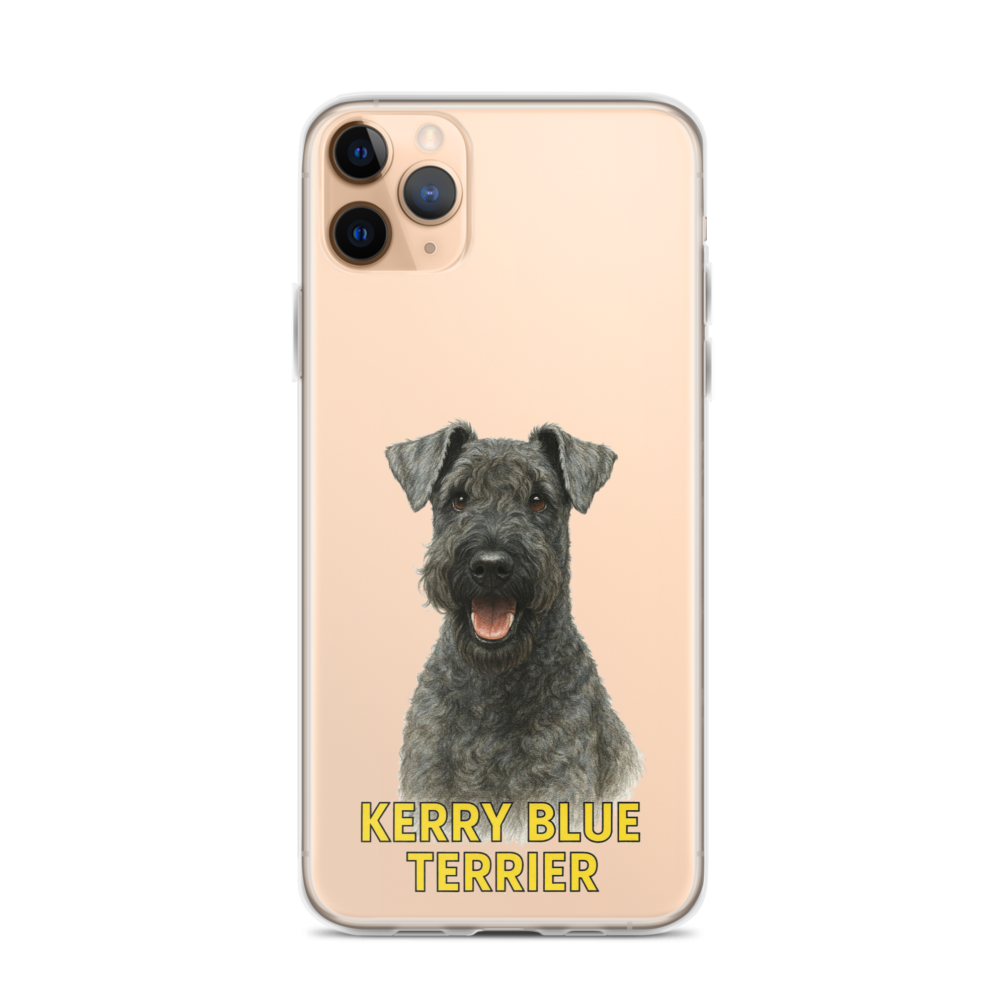 Kerry Blue Terrier Clear Case for iPhone