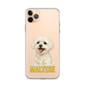 Maltese Clear Case for iPhone