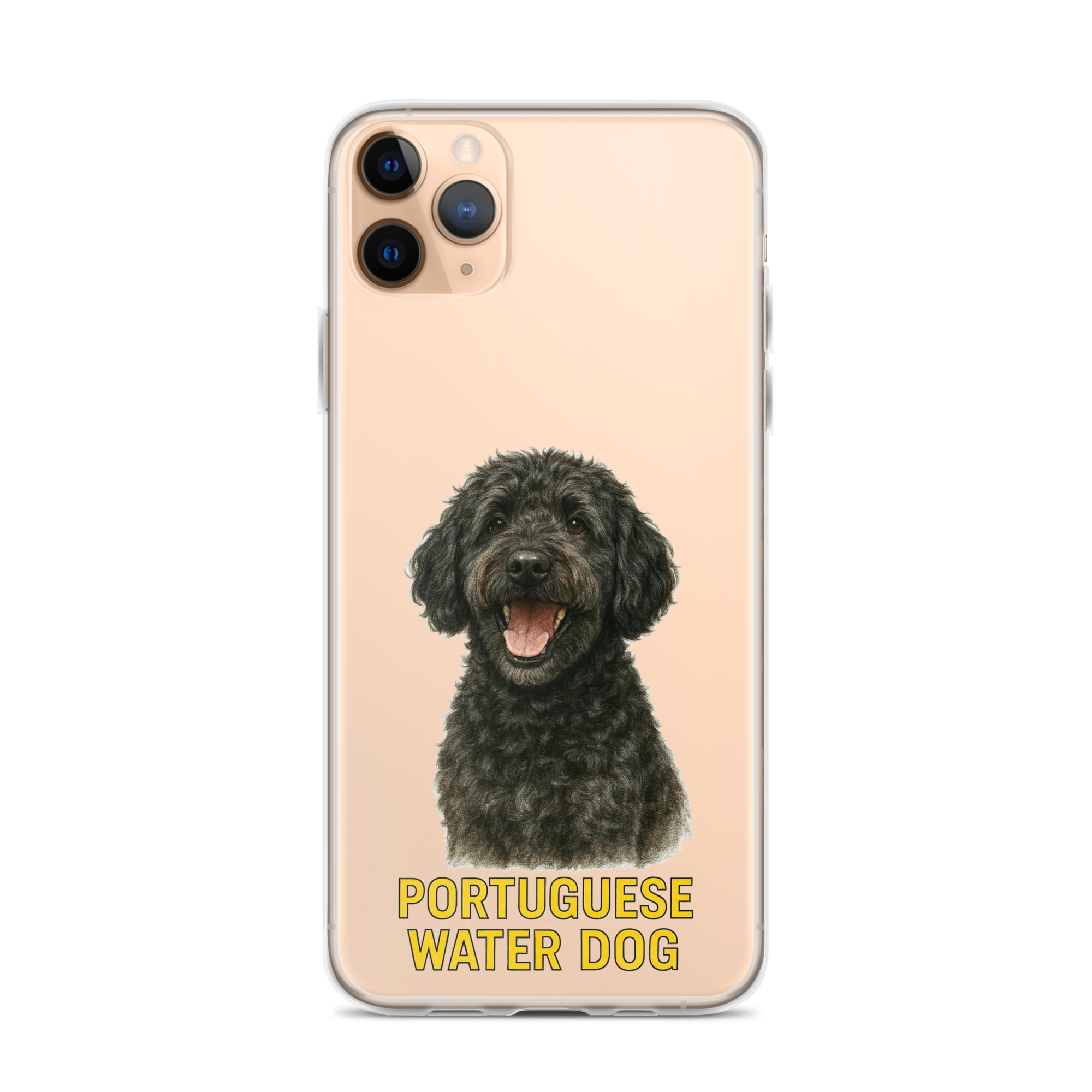 Portuguese Water Dog Clear Case for iPhone