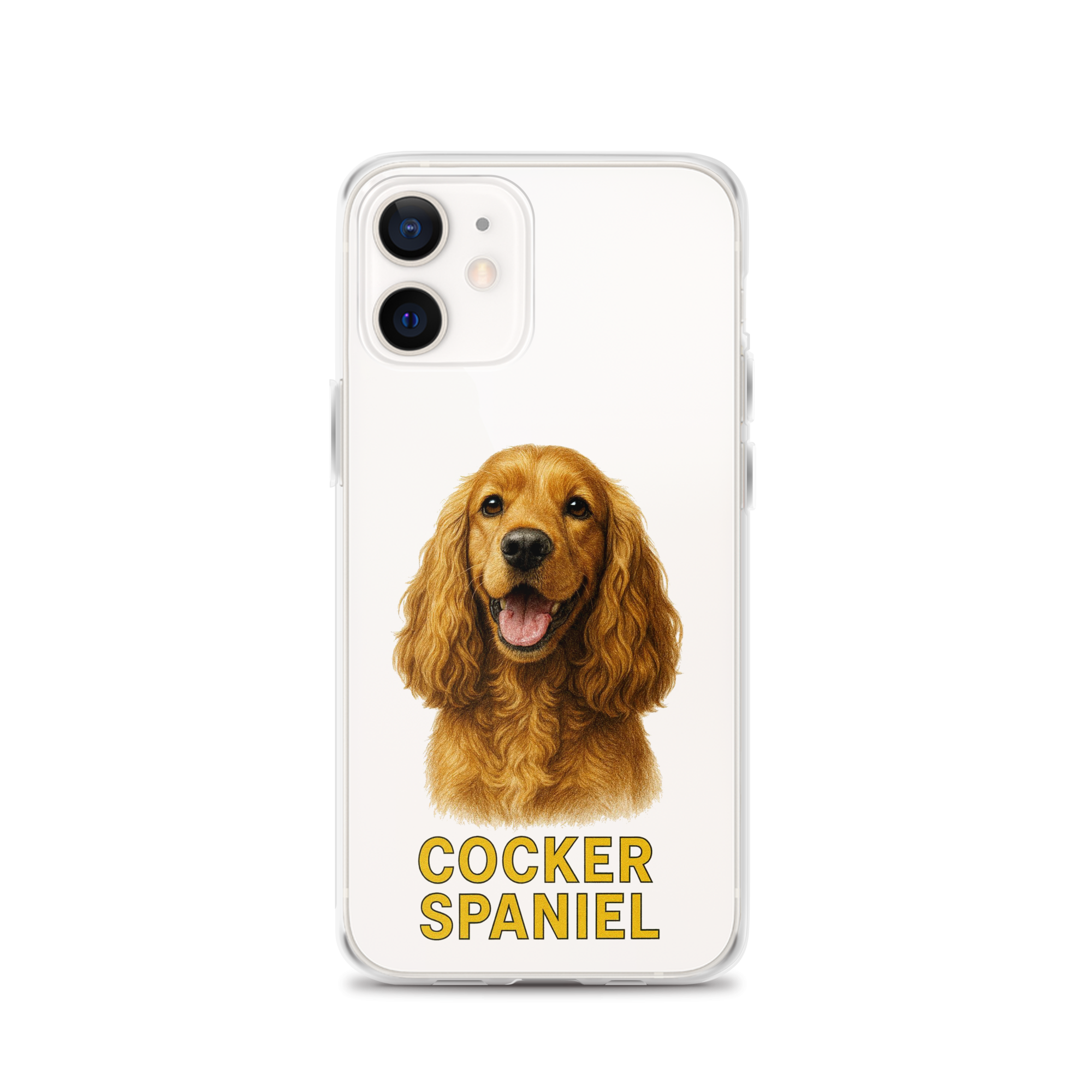 Cocker Spaniel Clear Case for iPhone