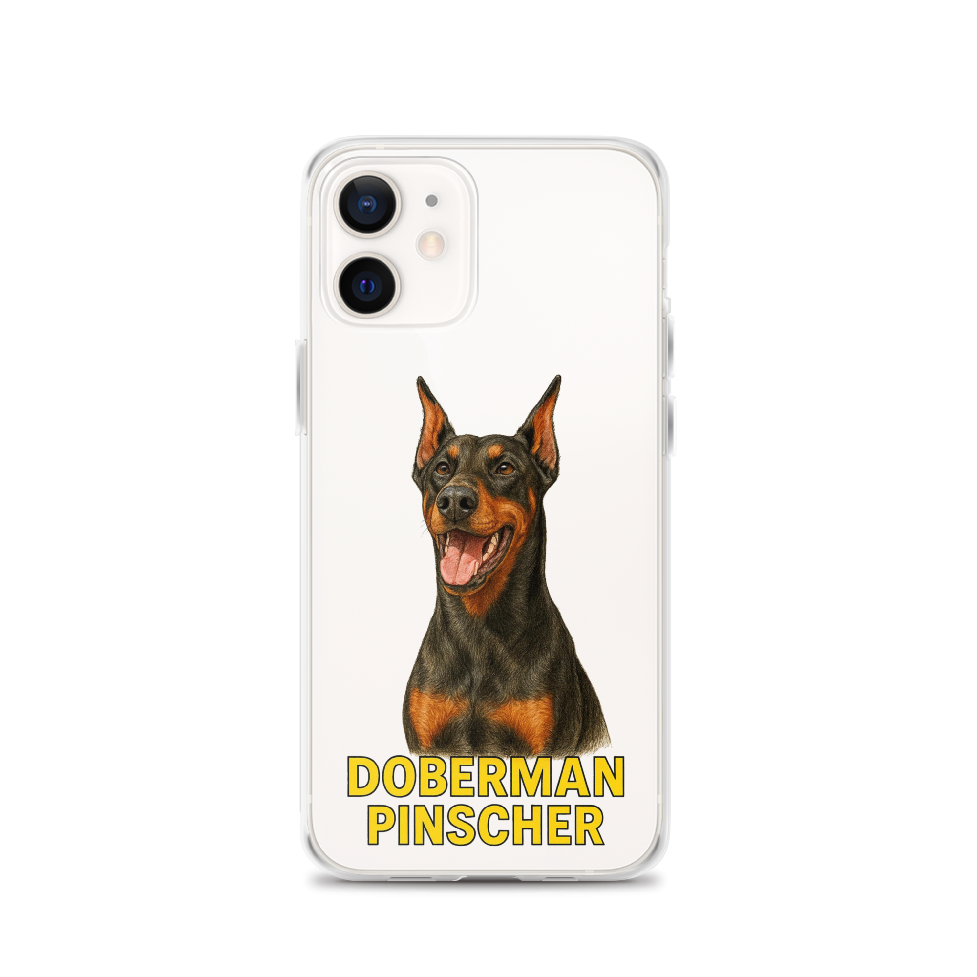 Doberman Pinscher Clear Case for iPhone