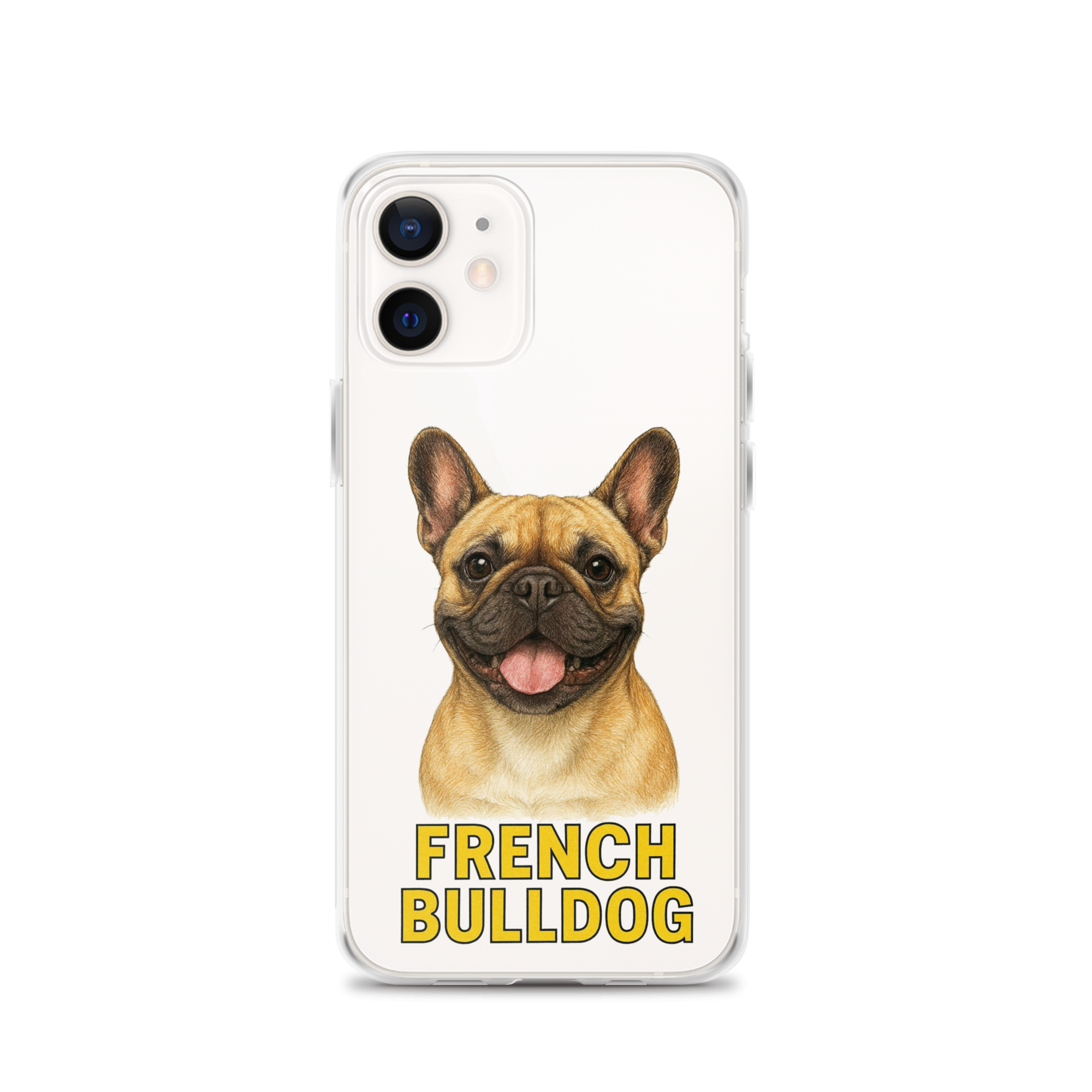 French Bulldog Clear Case for iPhone