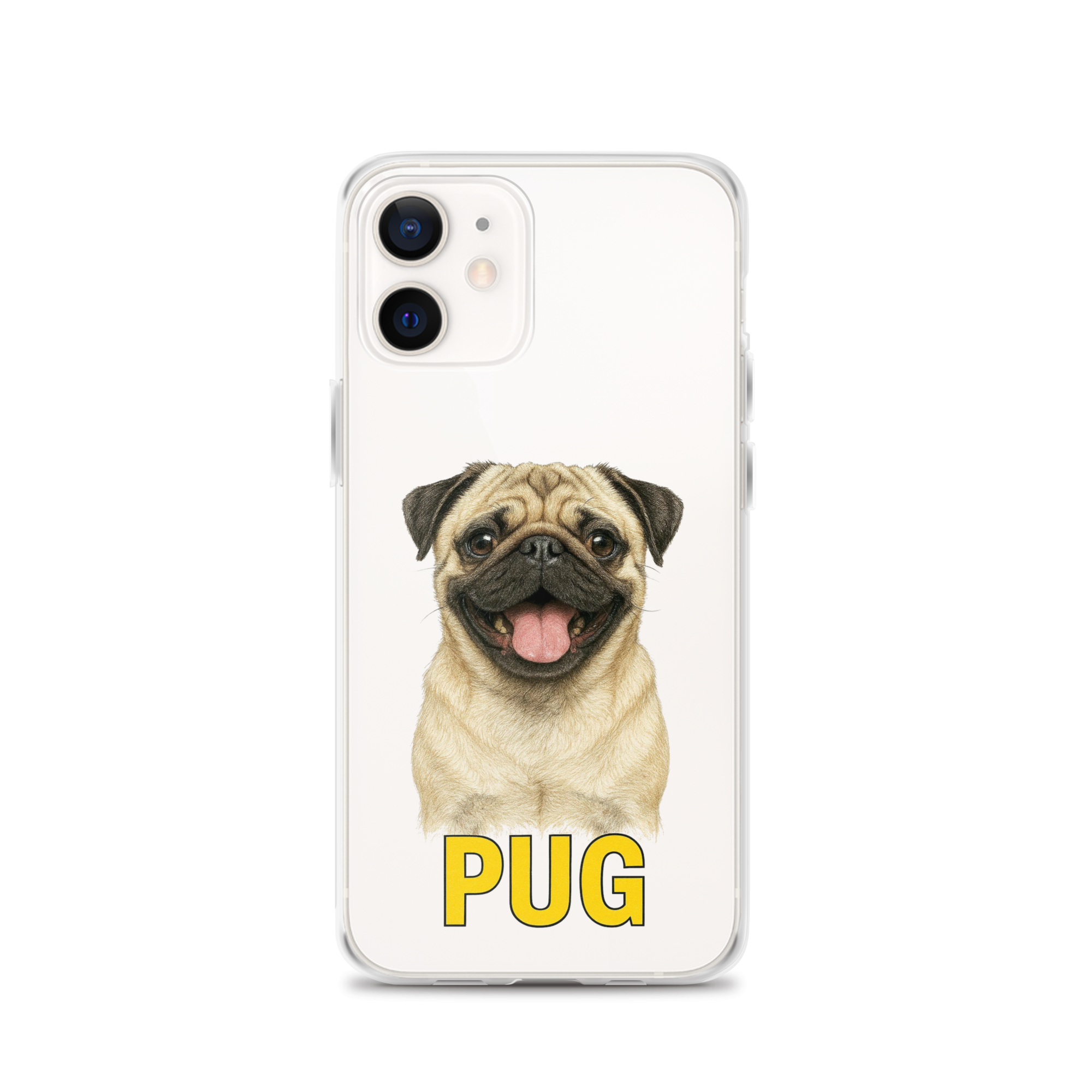 Pug Clear Case for iPhone