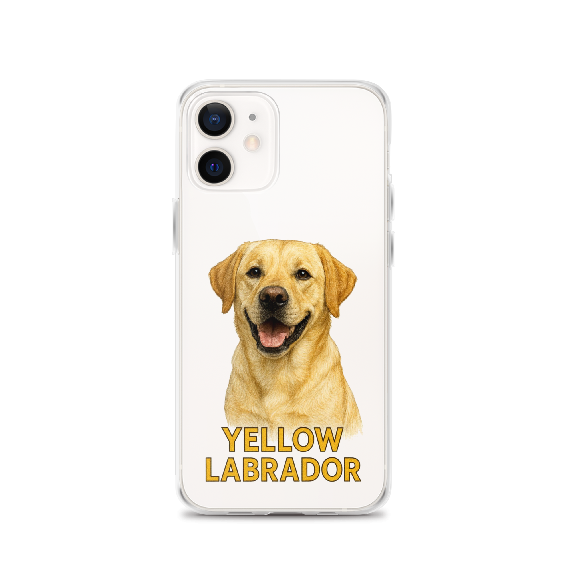 Yellow Labrador Clear Case for iPhone