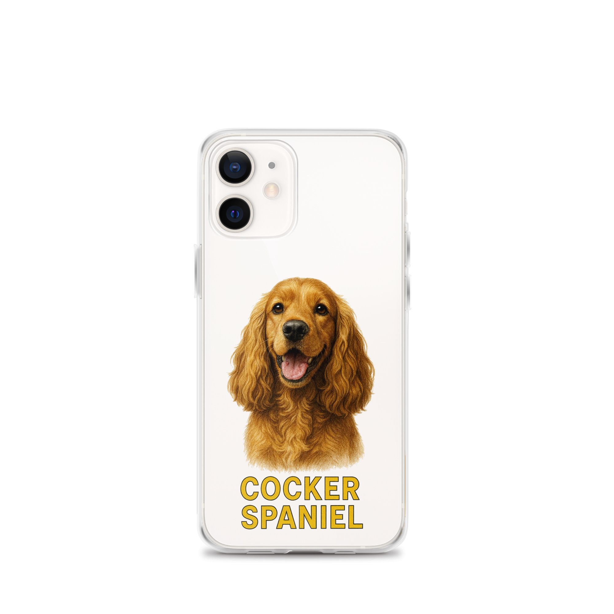 Cocker Spaniel Clear Case for iPhone