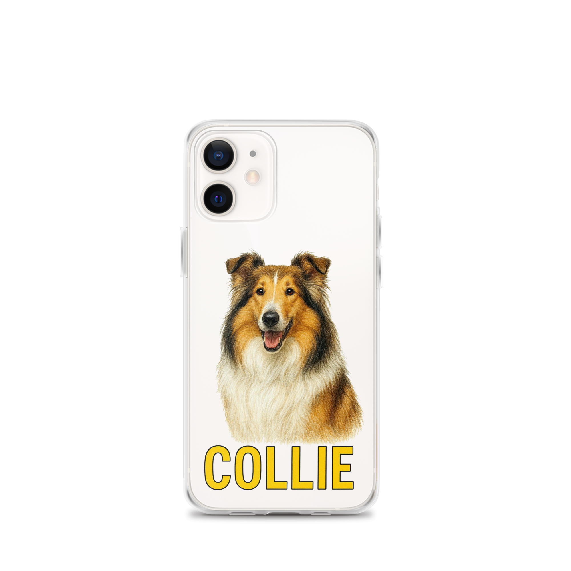 Collie Clear Case for iPhone