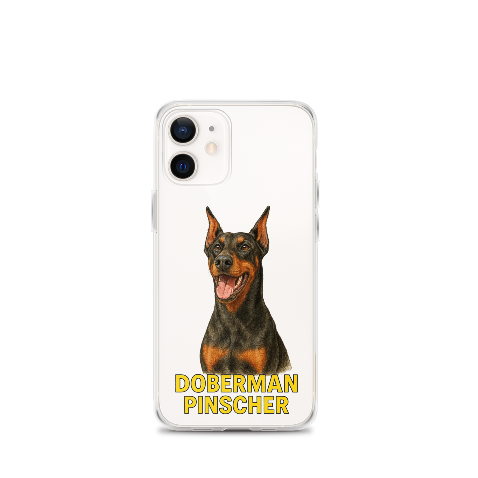 Doberman Pinscher Clear Case for iPhone