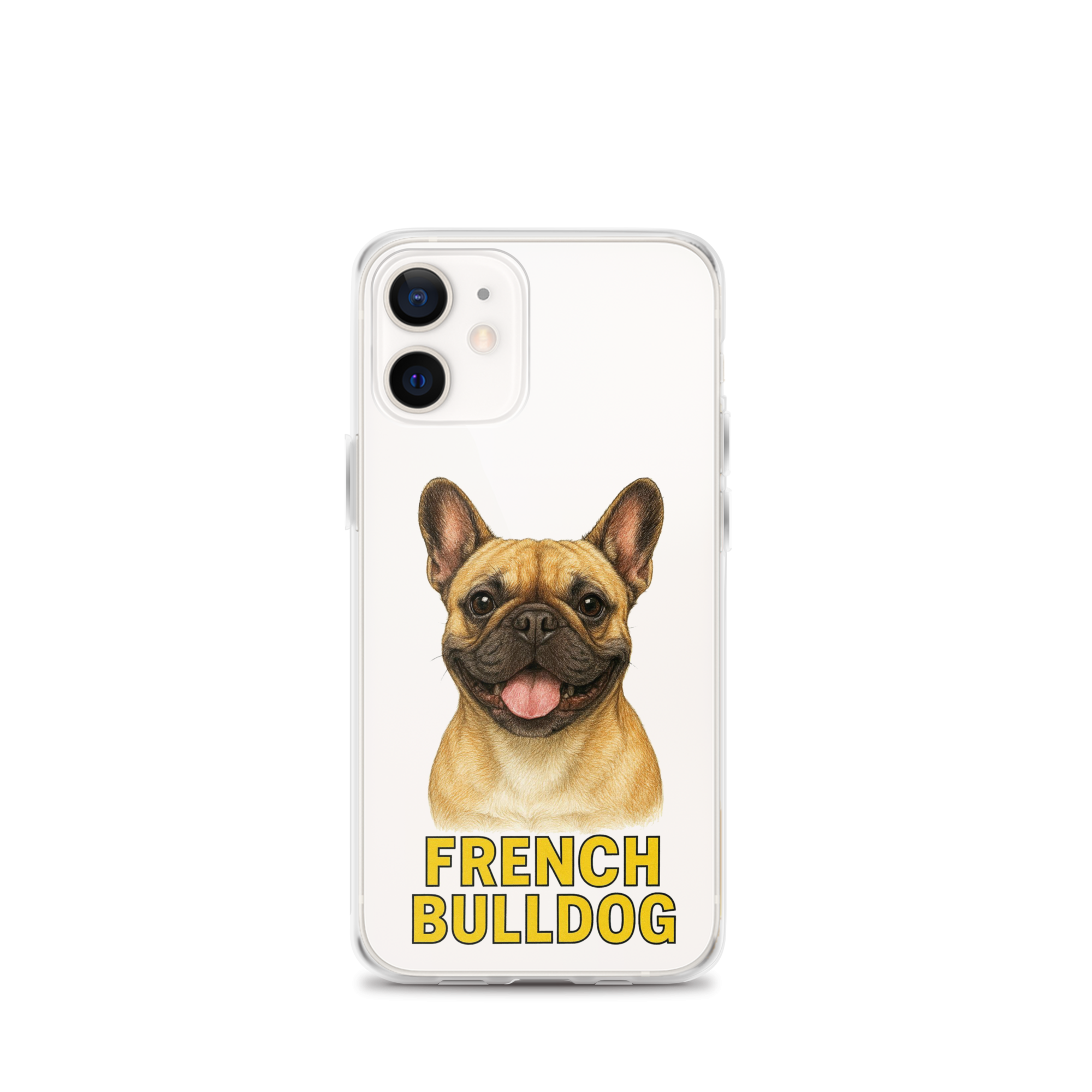 French Bulldog Clear Case for iPhone