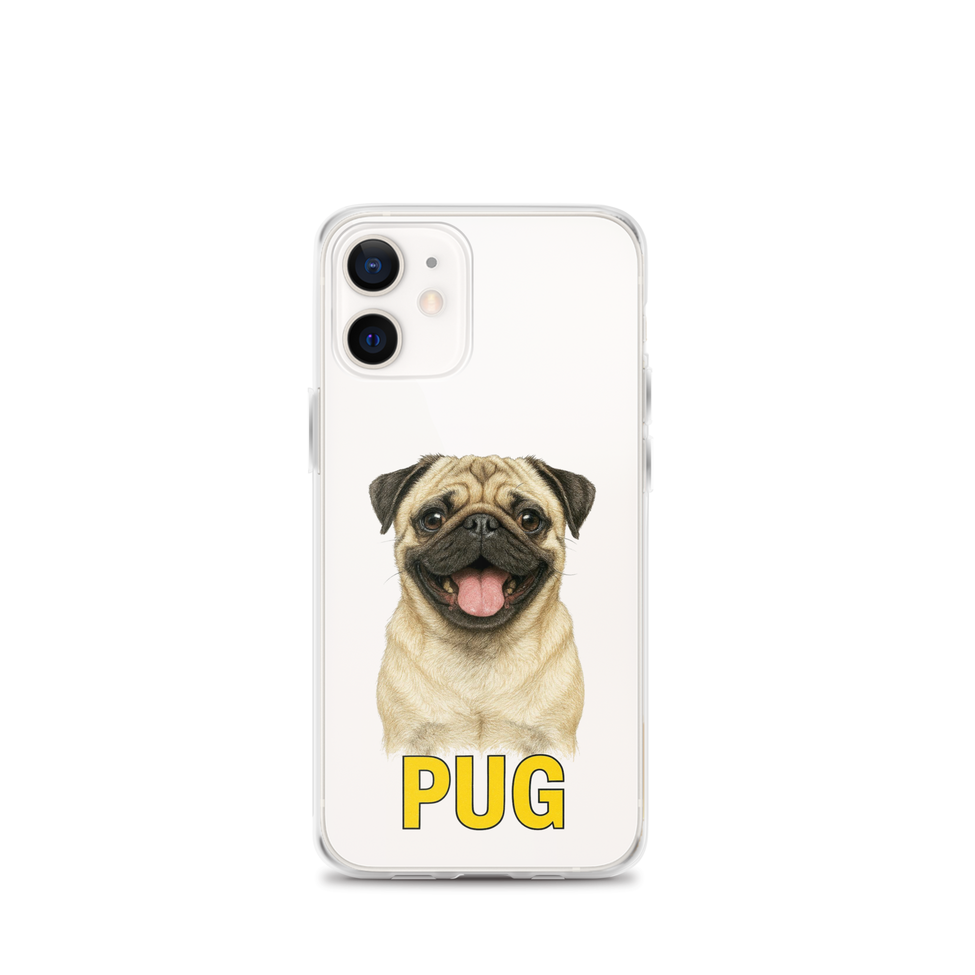 Pug Clear Case for iPhone