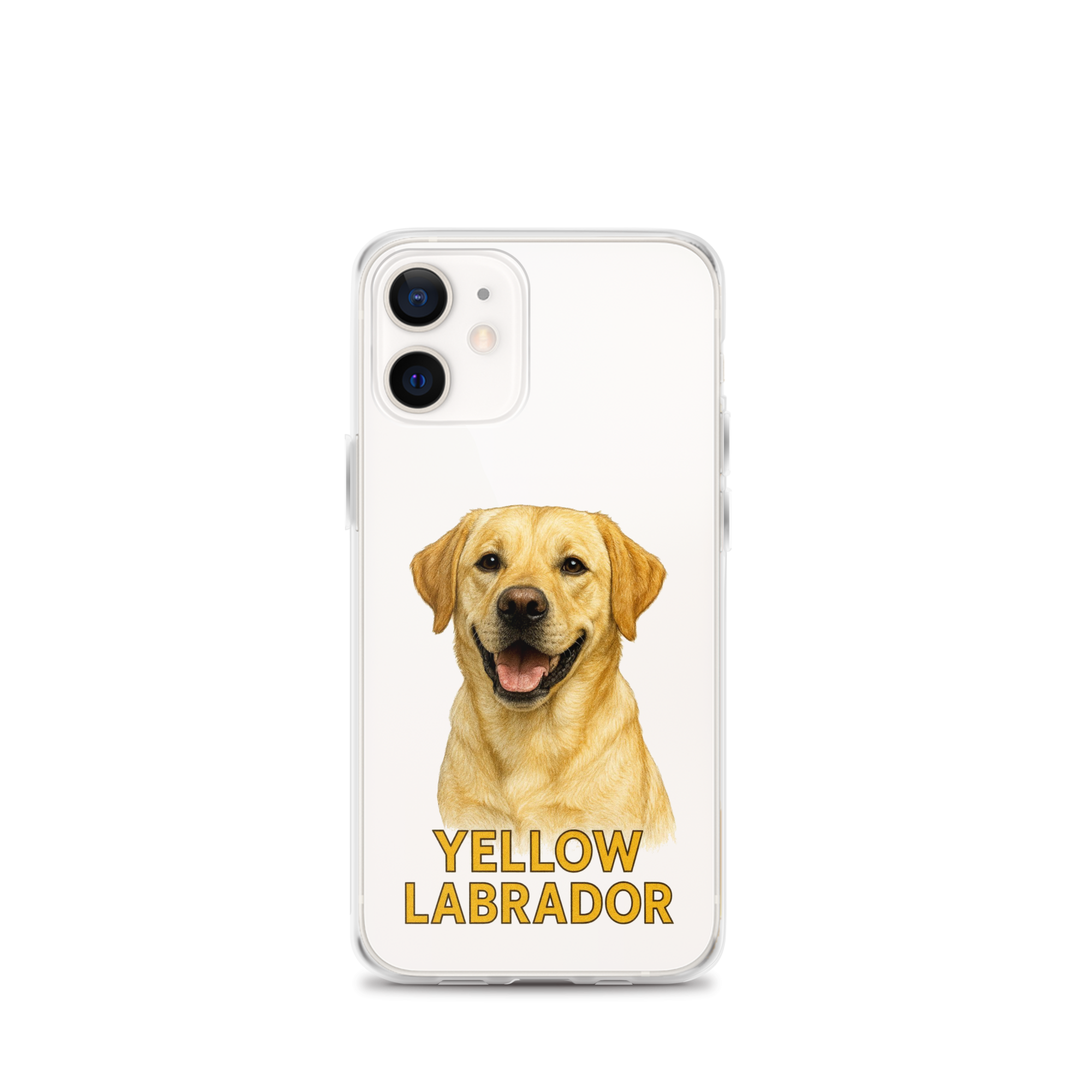Yellow Labrador Clear Case for iPhone