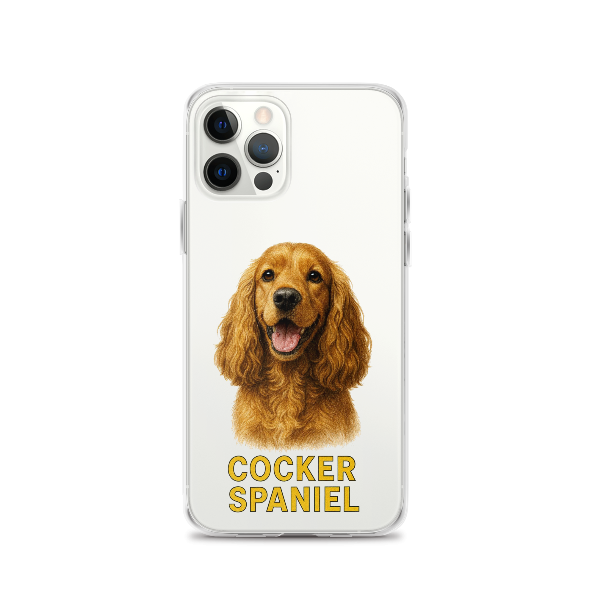 Cocker Spaniel Clear Case for iPhone