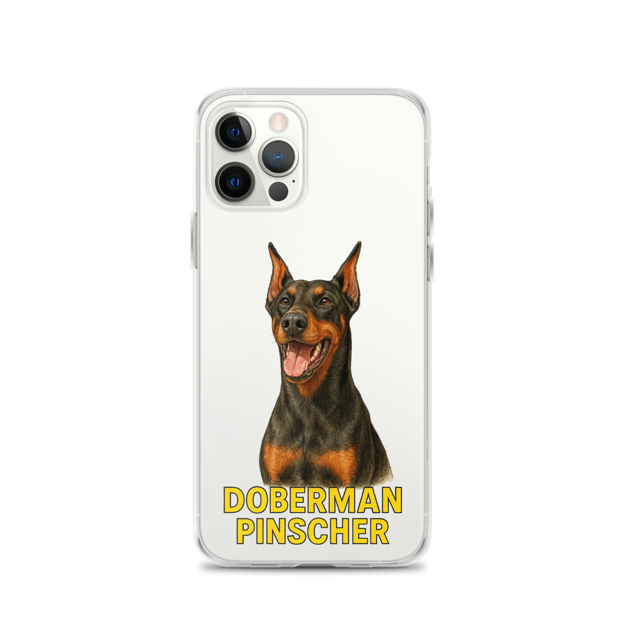 Doberman Pinscher Clear Case for iPhone