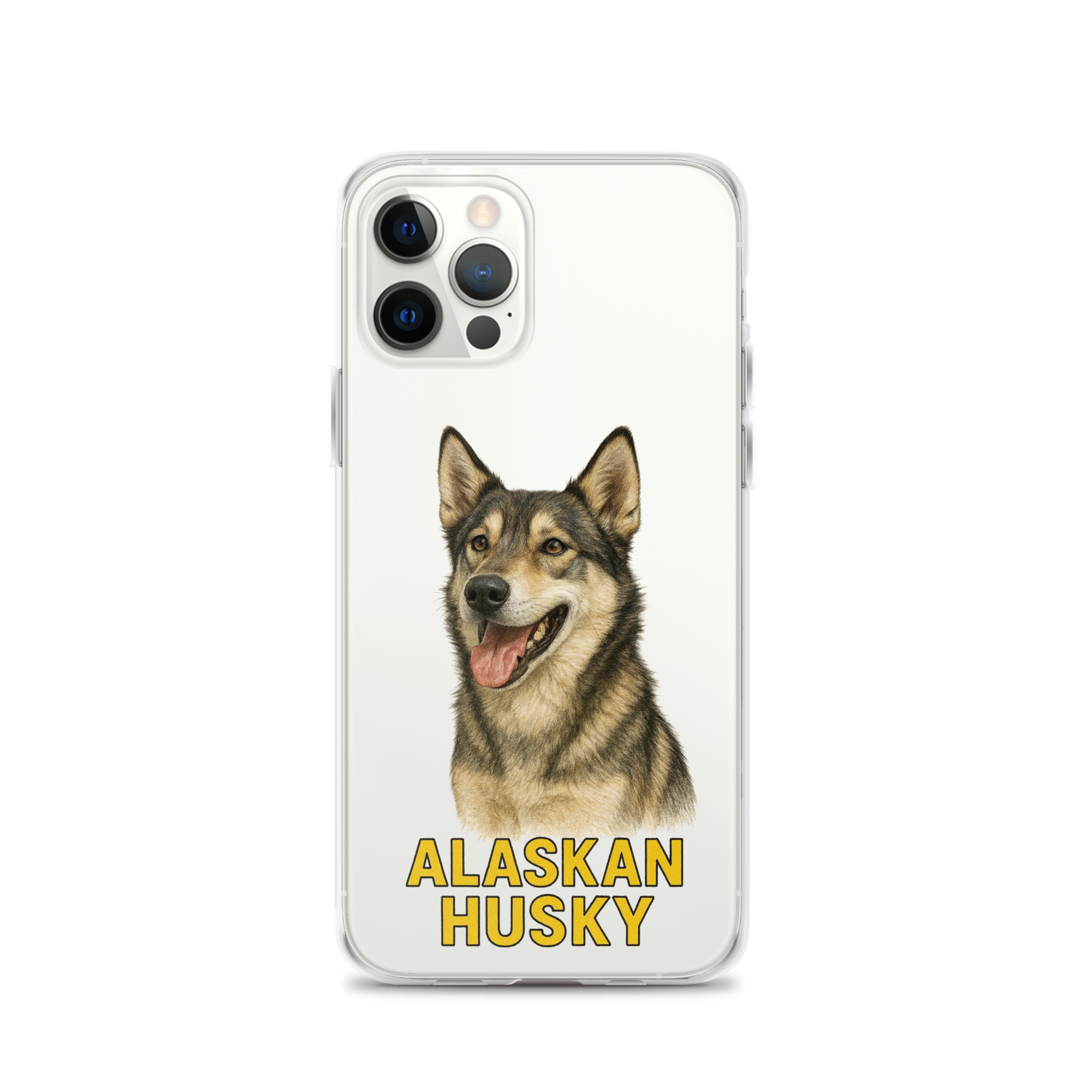 Alaskan Husky Clear Case for iPhone