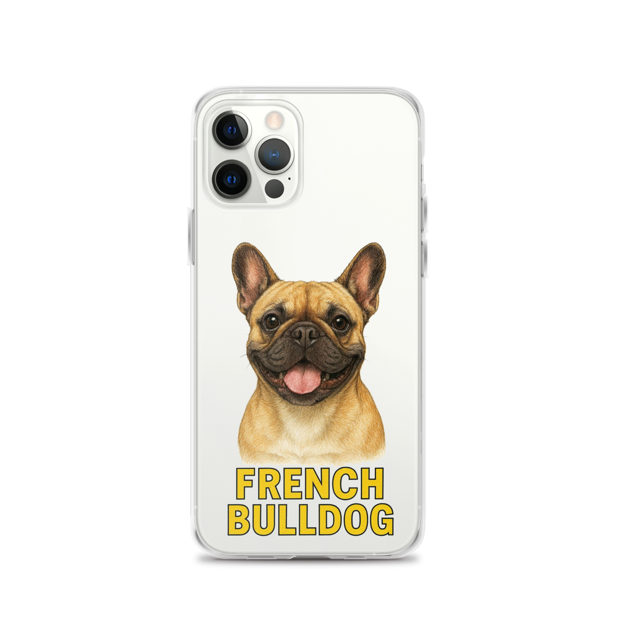 French Bulldog Clear Case for iPhone