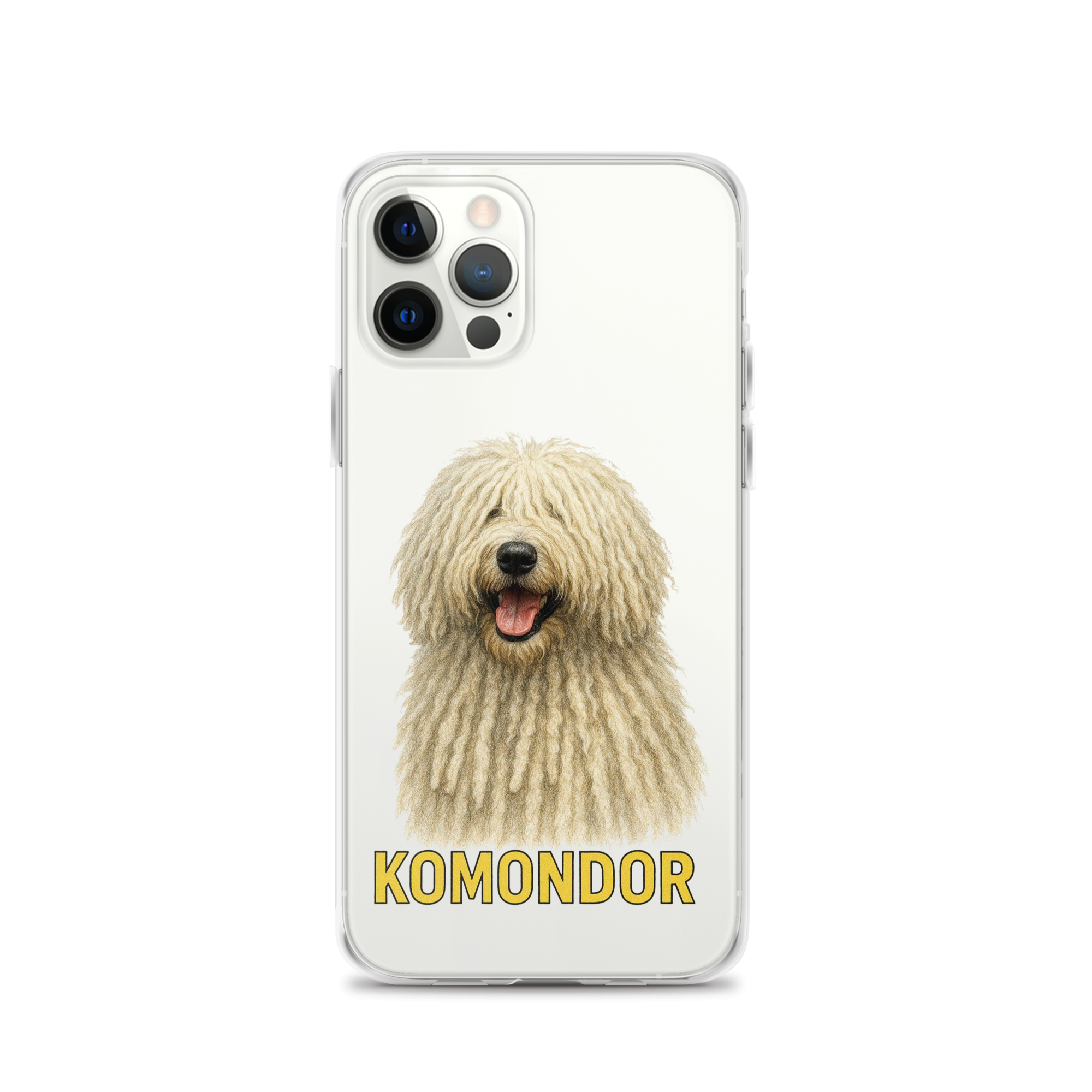 Komondor Clear Case for iPhone